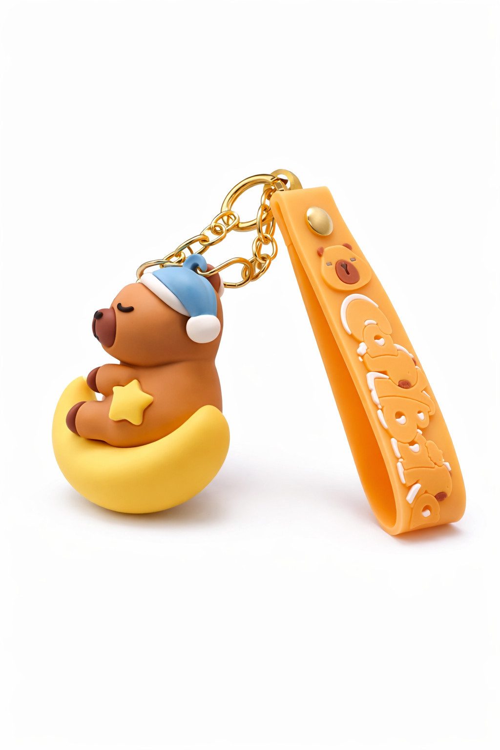 soma Schlüsselanhänger Capybara Anhänger für Schlüssel&Taschen süße Tierfigur aus Kunststoff (Set, 1-tlg., Geschenk-Set), unsortierte Lieferung – ca. 5,0–8,5 cm – kleine Geschenkidee