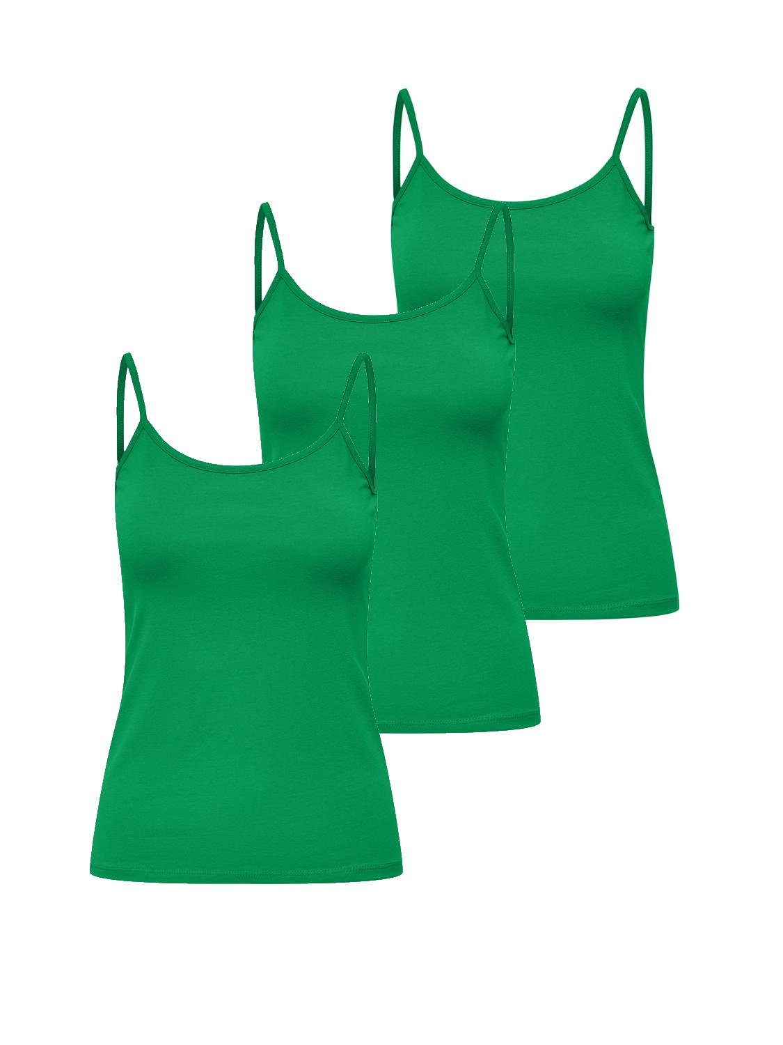 ONLY Spaghettitop Only Damen 3er-Pack Basic günstig online kaufen