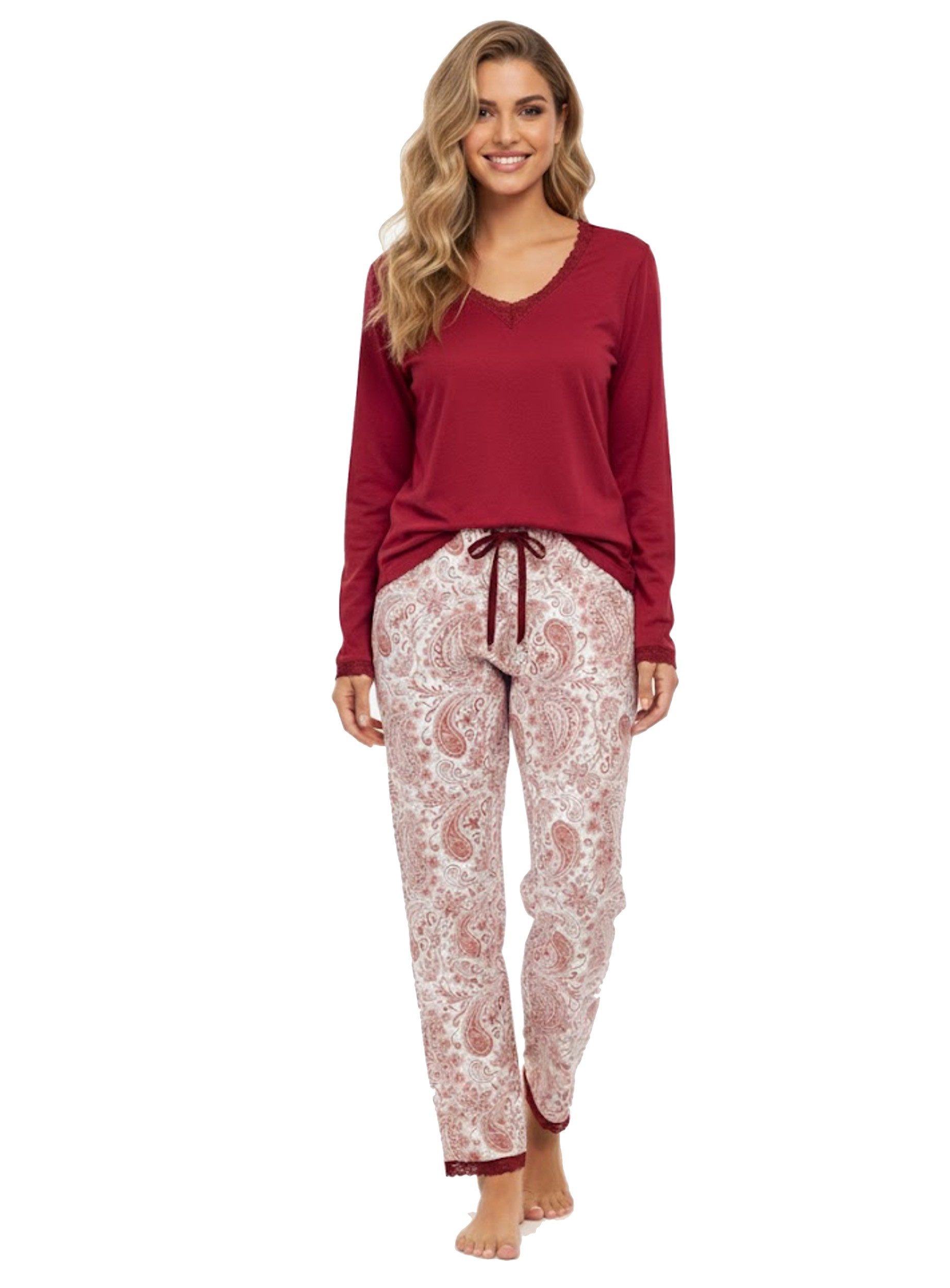 Cocain underwear Schlafanzug Damen Nachtwäsche Pyjama 100 % Baumwolle (Pack günstig online kaufen