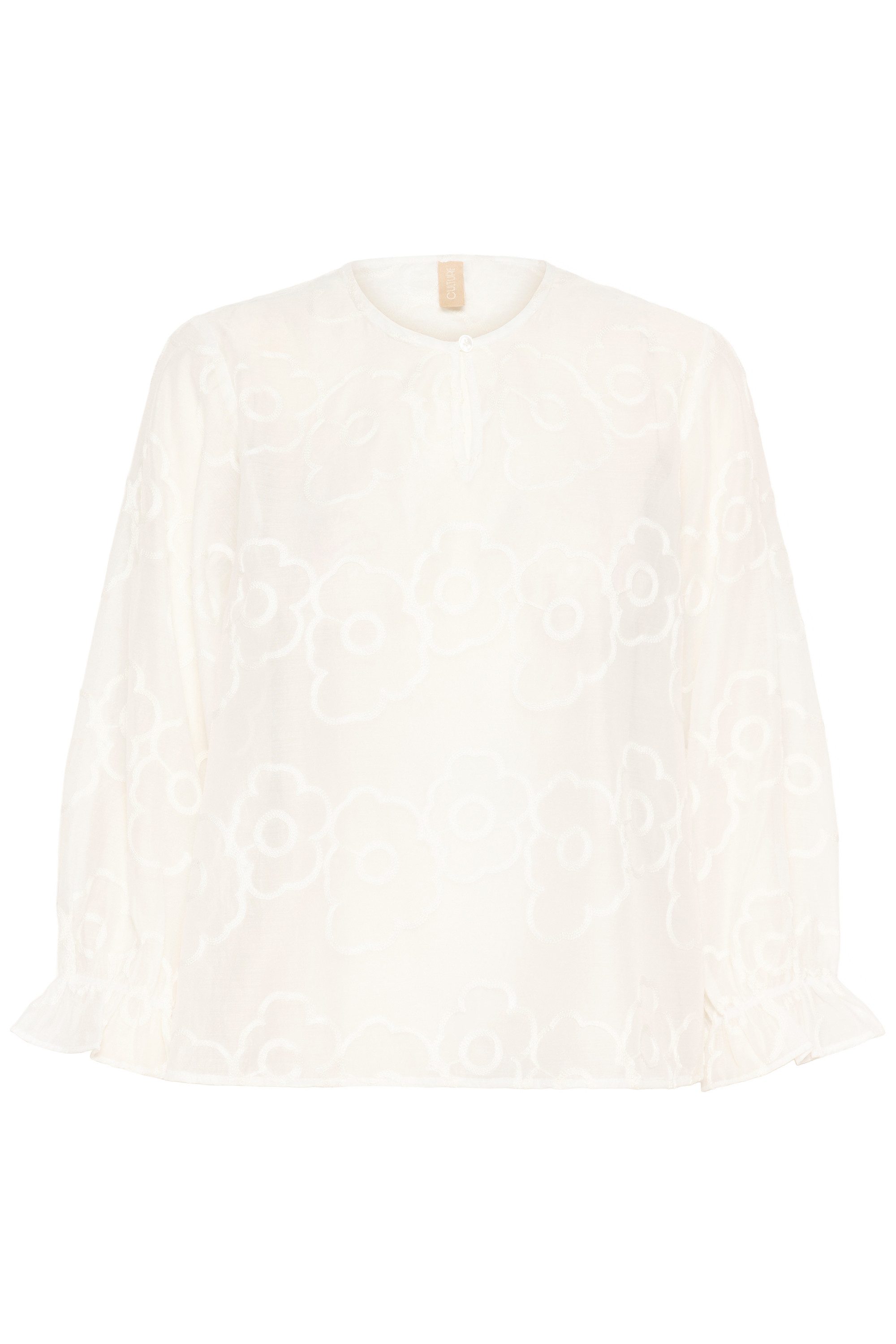 Culture Langarmbluse Langarm-Bluse CUflorisa