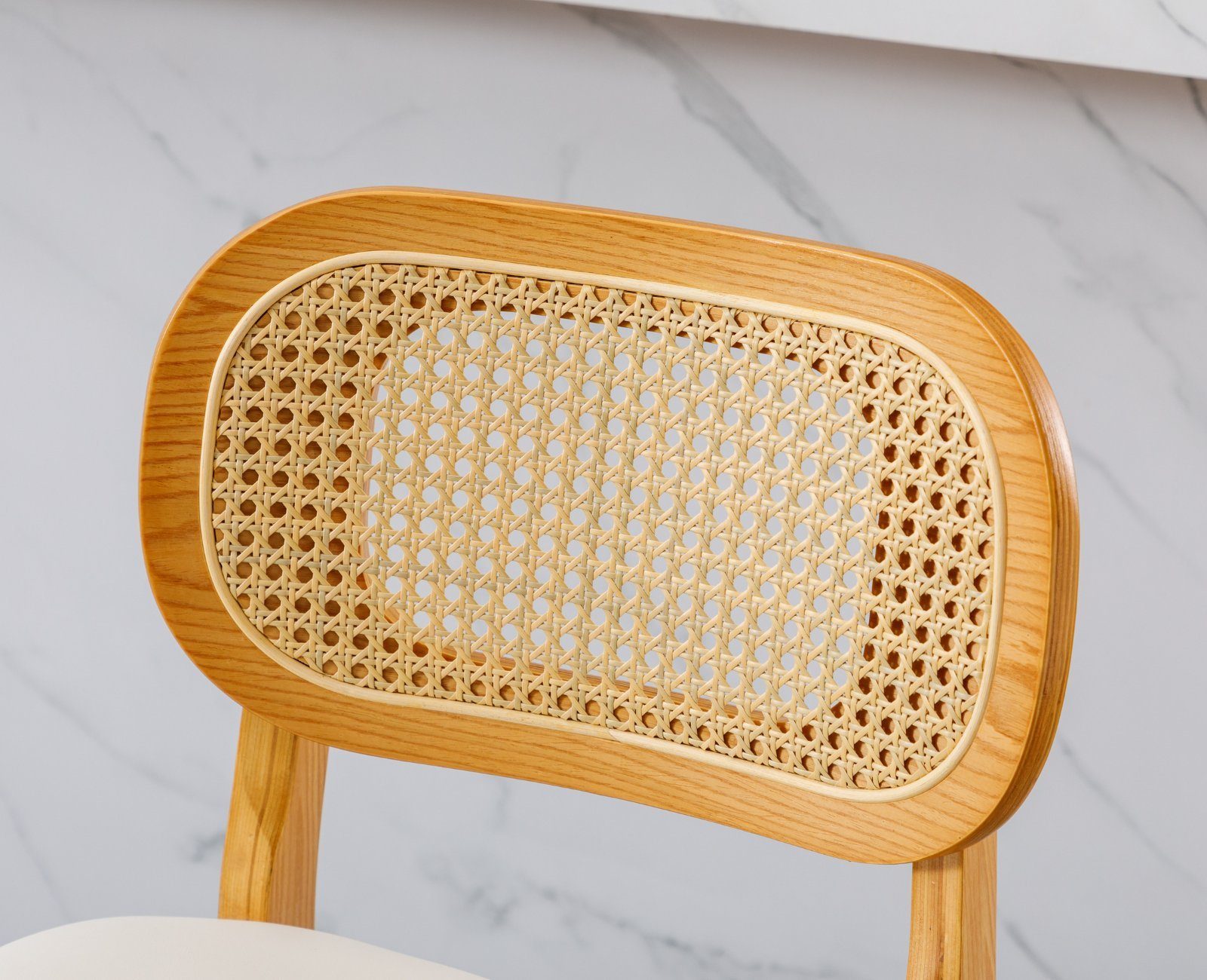 WAHSON OFFICE CHAIRS Barhocker Rattan 2/4er Set, Barstuhl Bistrohocker – Bild 5 von 5