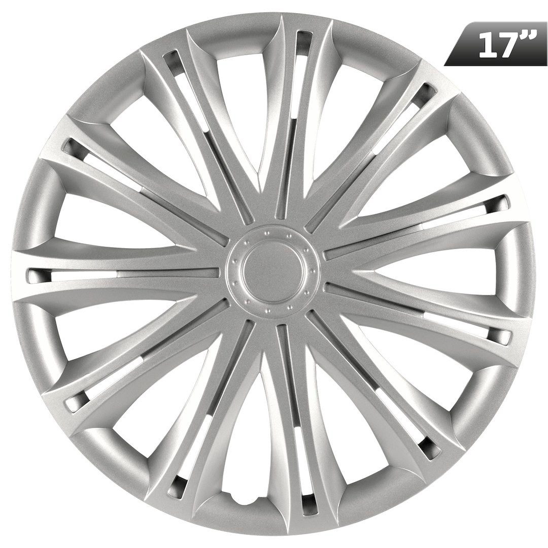 Versaco Radkappen Spark, 17 in Zoll, (Set, 17-St., 4-teilig) Klickmontage mit Spannring