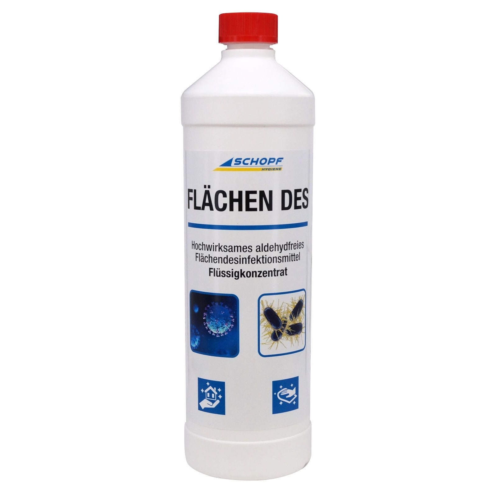 Desinfektionsmittelspender Flächen Des Konzentrat - flüssiges Desinfektionsmittel - 1000 ml