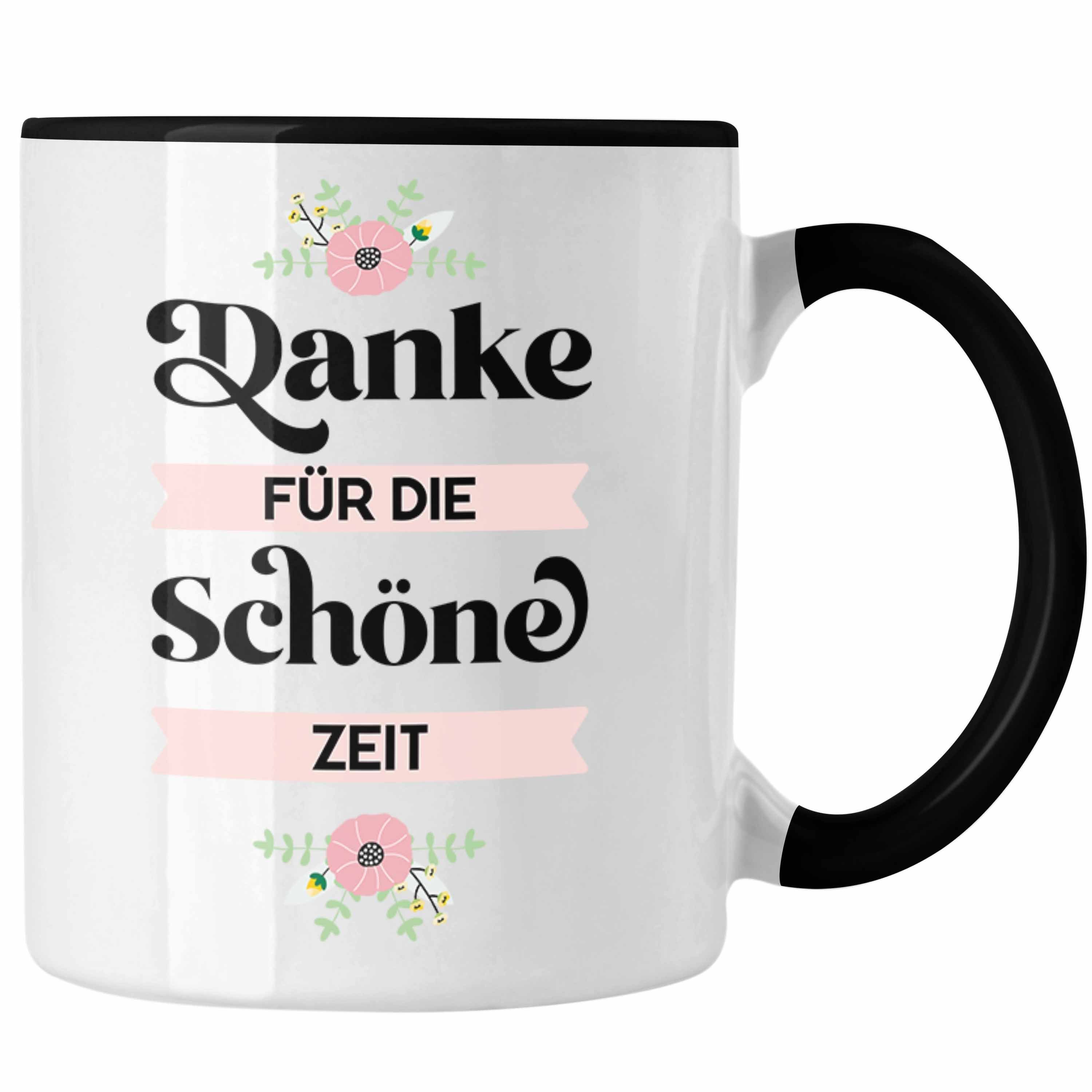 Tasse Trendation - Danke für Die Schöne Zeit Tasse Geschenk Abschied Kollege