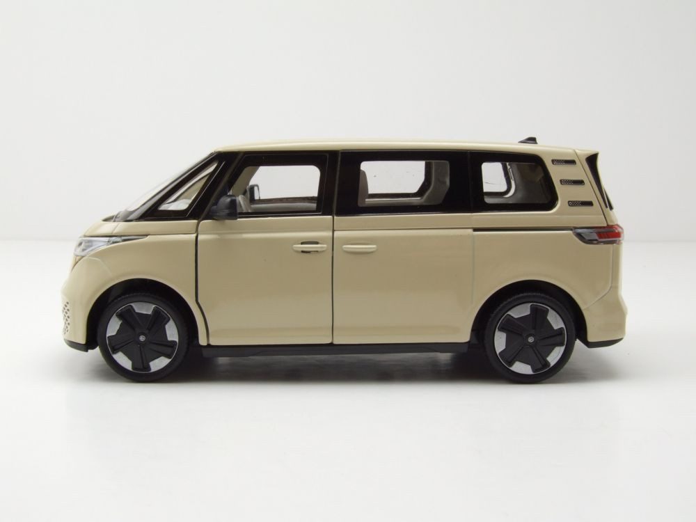 Welly Modellauto VW ID.BUZZ Bus beige, Maßstab 1:24
