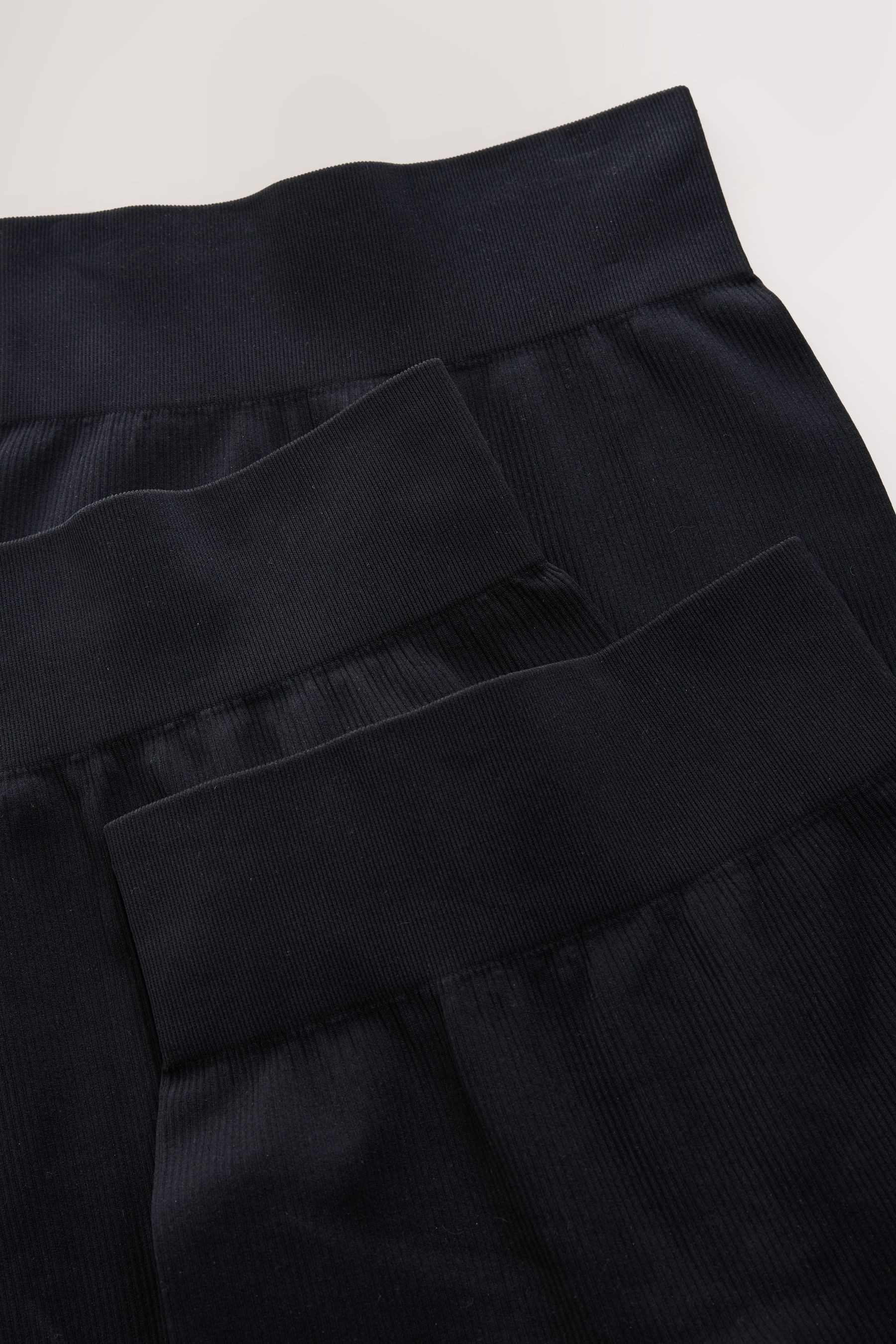 Next Leggings Gerippte, nahtlose Leggings, hoher Bund, 3er-Pack (3-tlg) günstig online kaufen