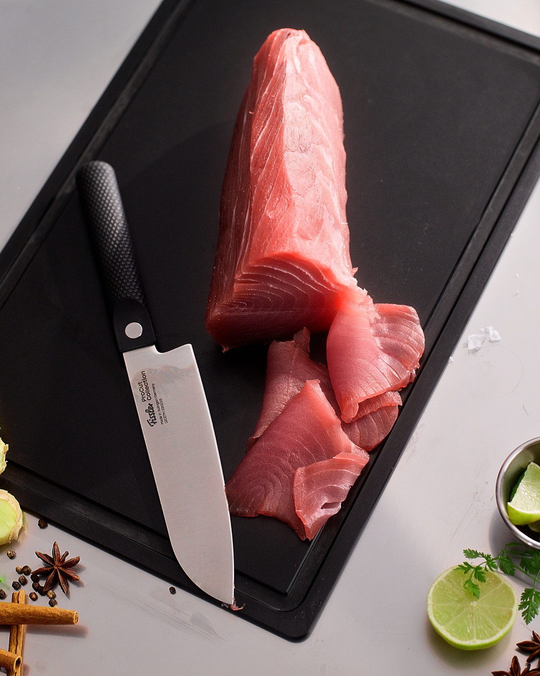 Fissler Santokumesser ProcCut Collection, Made in Germany, handgeschliffen, 12C27M Spezialmesserstahl