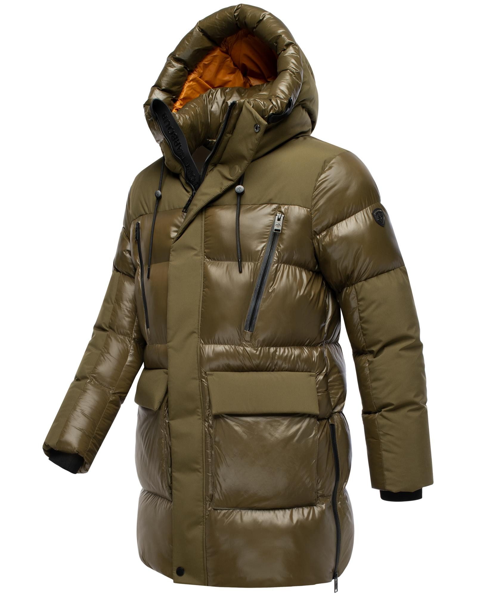 Stone Harbour Kurzmantel Nelioon XX Gesteppter Wintermantel mit Kapuze