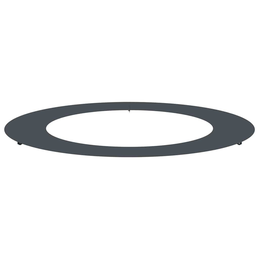 vidaXL Blumentopf Flacher Baumring Anthrazit Ø60 günstig online kaufen