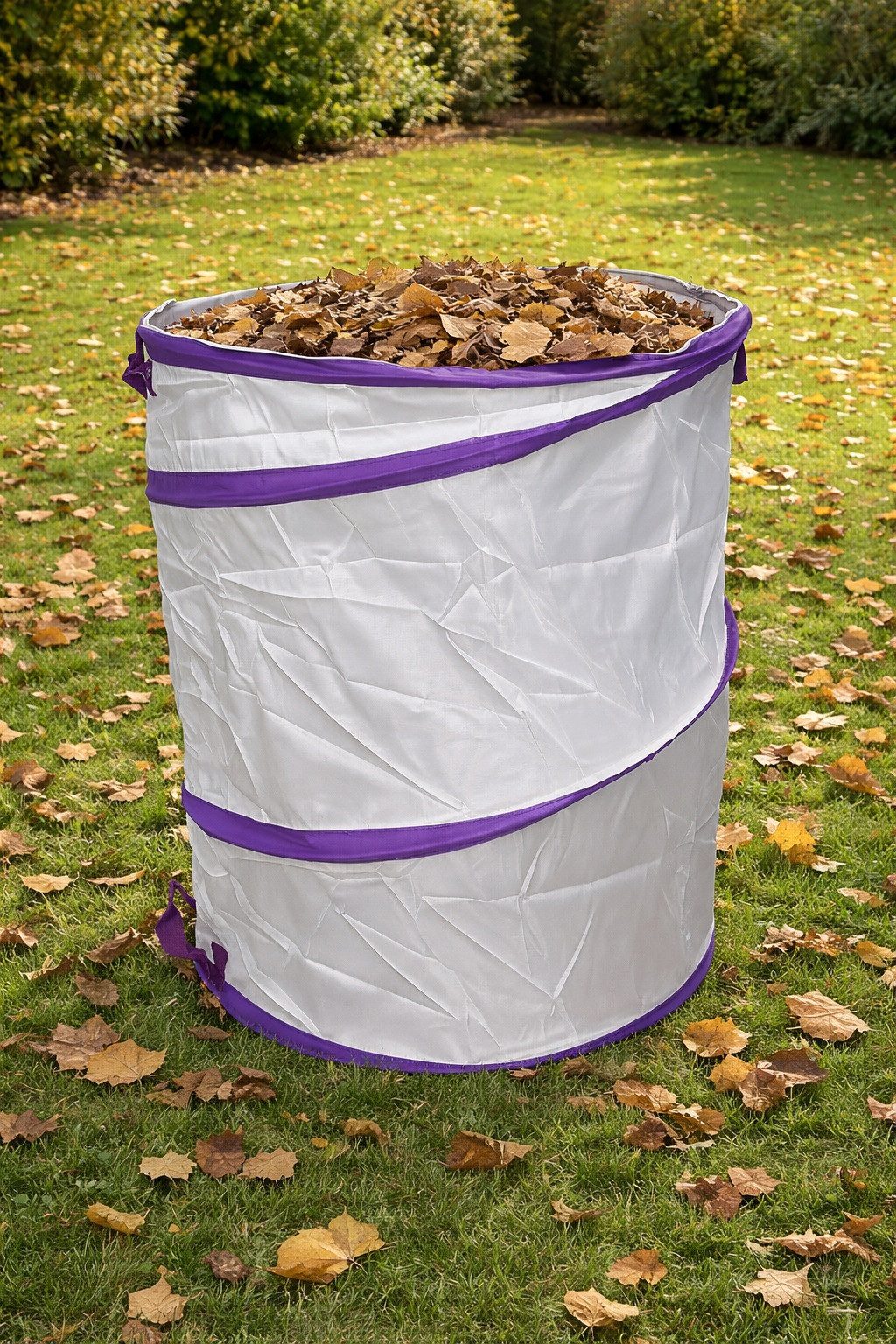 Gardissimo Gartensack Gartenabfallsack 100 Liter Pop up Laubsack, für Gartenabfälle, 100 l, (1 Stück, 1-tlg., Pop-Up Sack 100 Liter), 100 Liter Fassungsvermögen / Pop up / mit 2 Tragegriffen