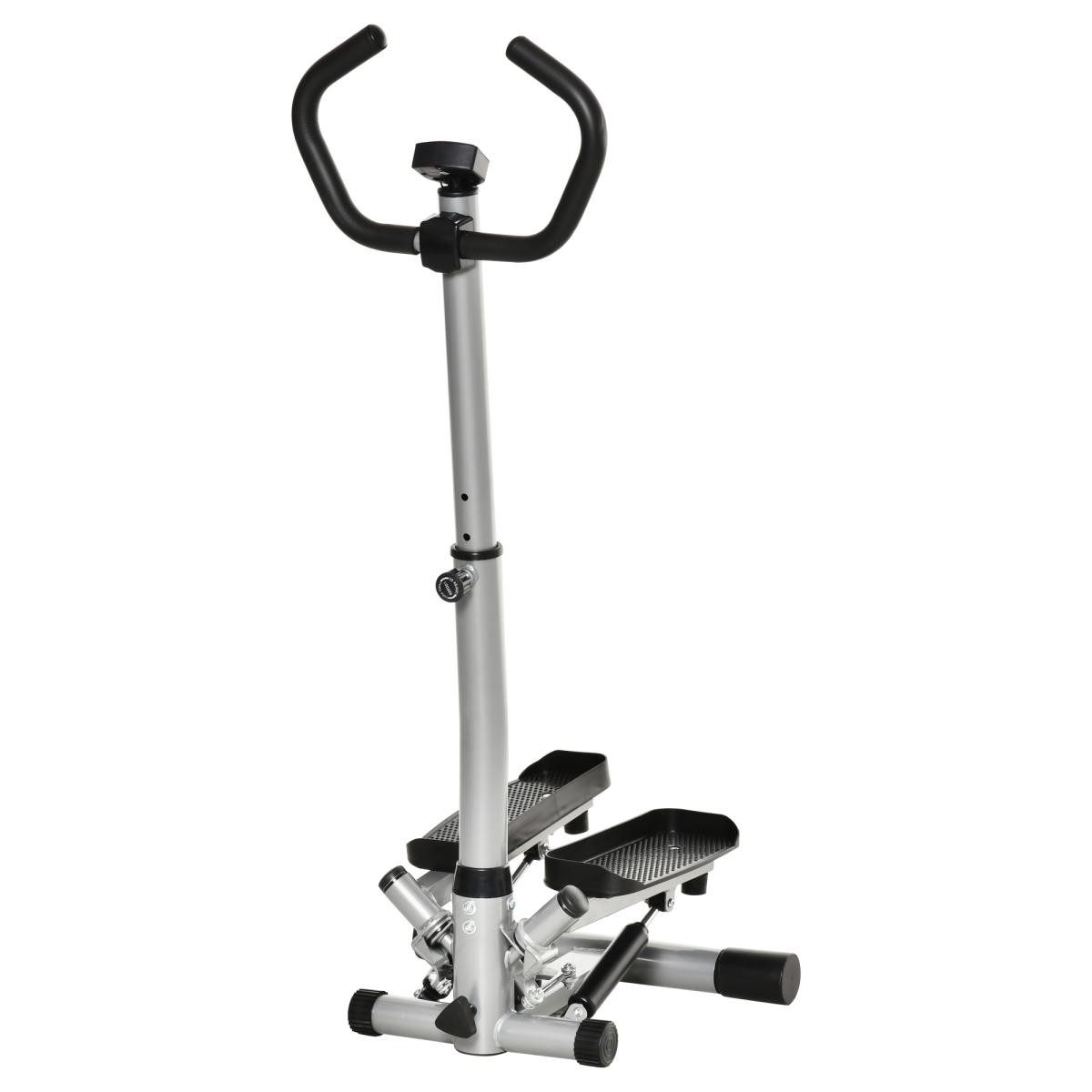 FELIXLEO Stepper Stepper Heimtrainer Fitnessgerät Handgriff Bein Training, Bildschirm, (1-tlg)