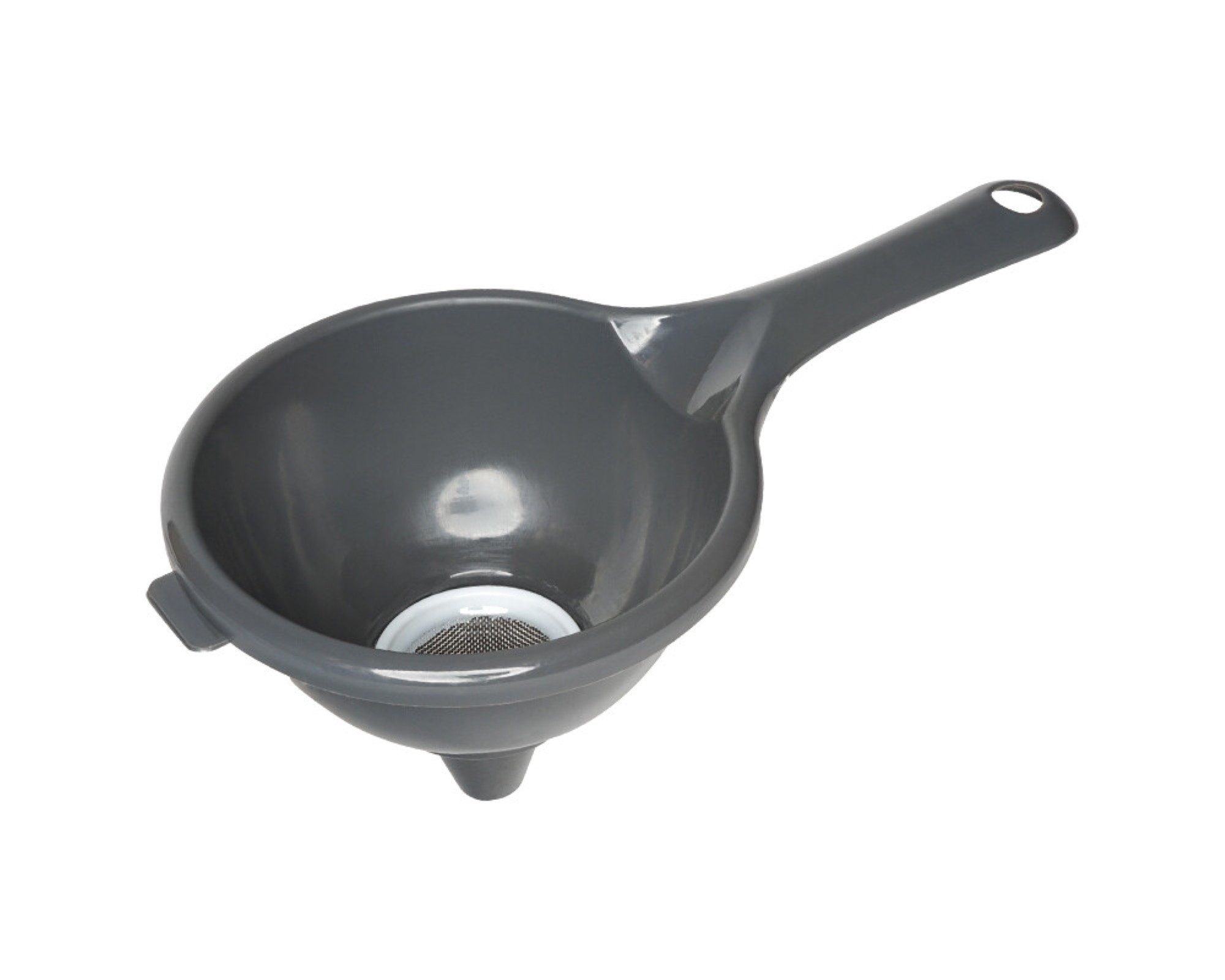 Michelino Öltrichter Küchentrichter mit Sieb in Grau – Ideal für Öl, Essig & mehr, (1-tlg)