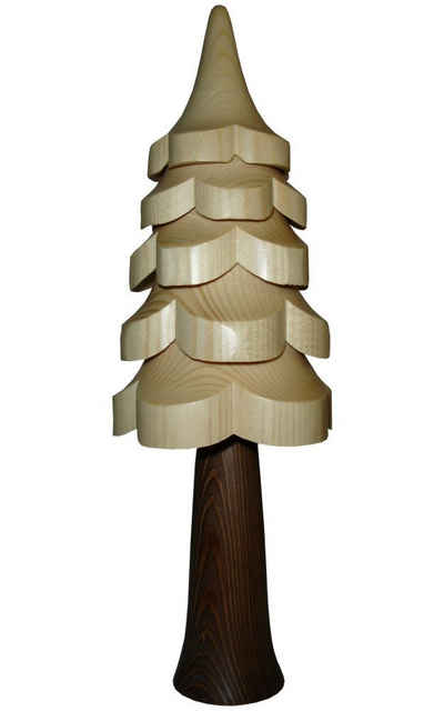 Weihnachtsfigur Dekoration Holzbaum Fichte natur Höhe 30cm NEU, liebevoll aus heimischen Hölzern gefertigt