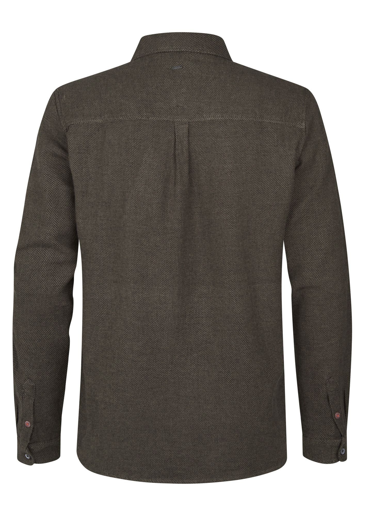 Petrol Industries Langarmhemd Men Shirt Long Sleeve Uni