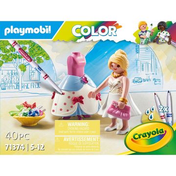 Playmobil® Konstruktionsspielsteine Color Fashion Kleid