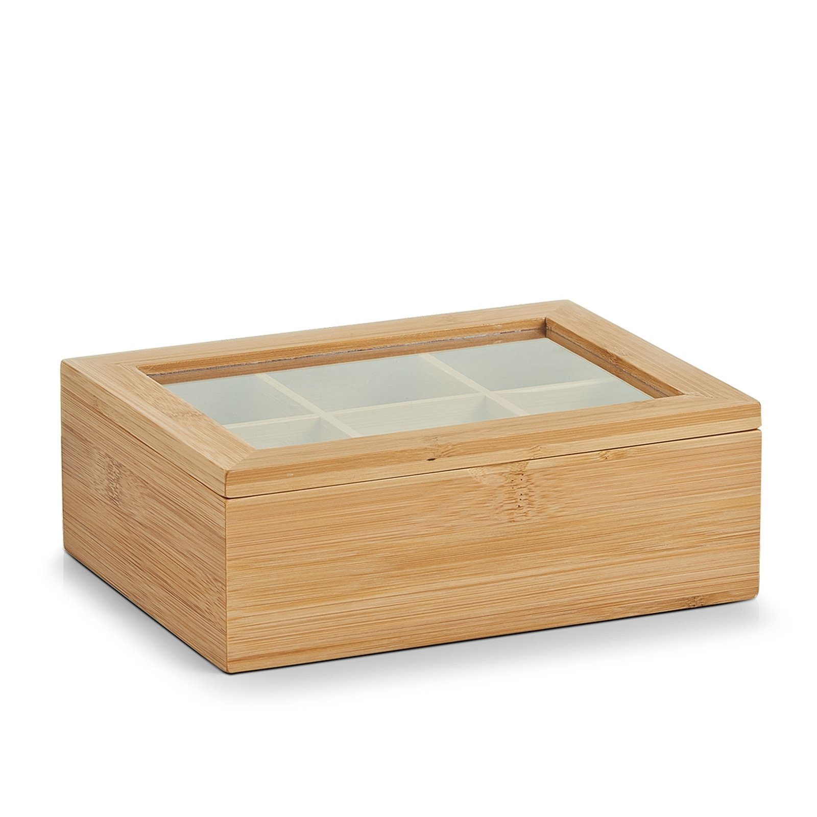 Neuetischkultur Teebox Teebeutelbox in 2 verschiedenen Größen, Holz, Kunststoff, (Stück, 1-tlg)