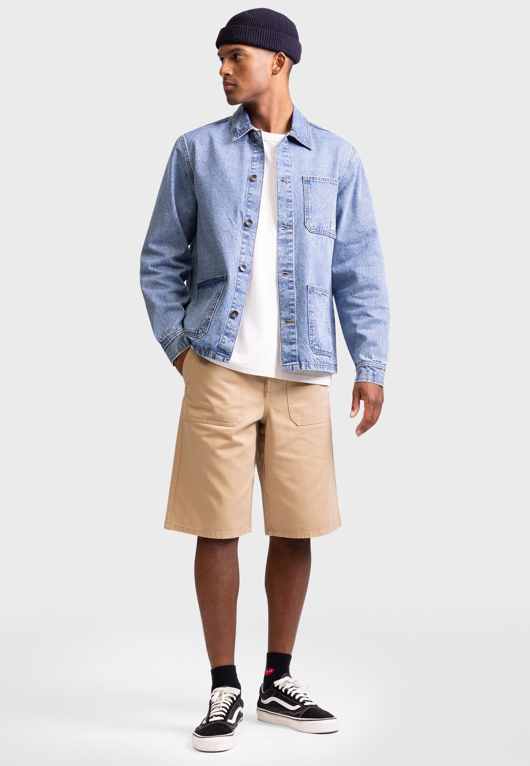 REDEFINED REBEL Funktionsjacke Redefined Rebel Knit RRPau Knit Polo BOXY FIT