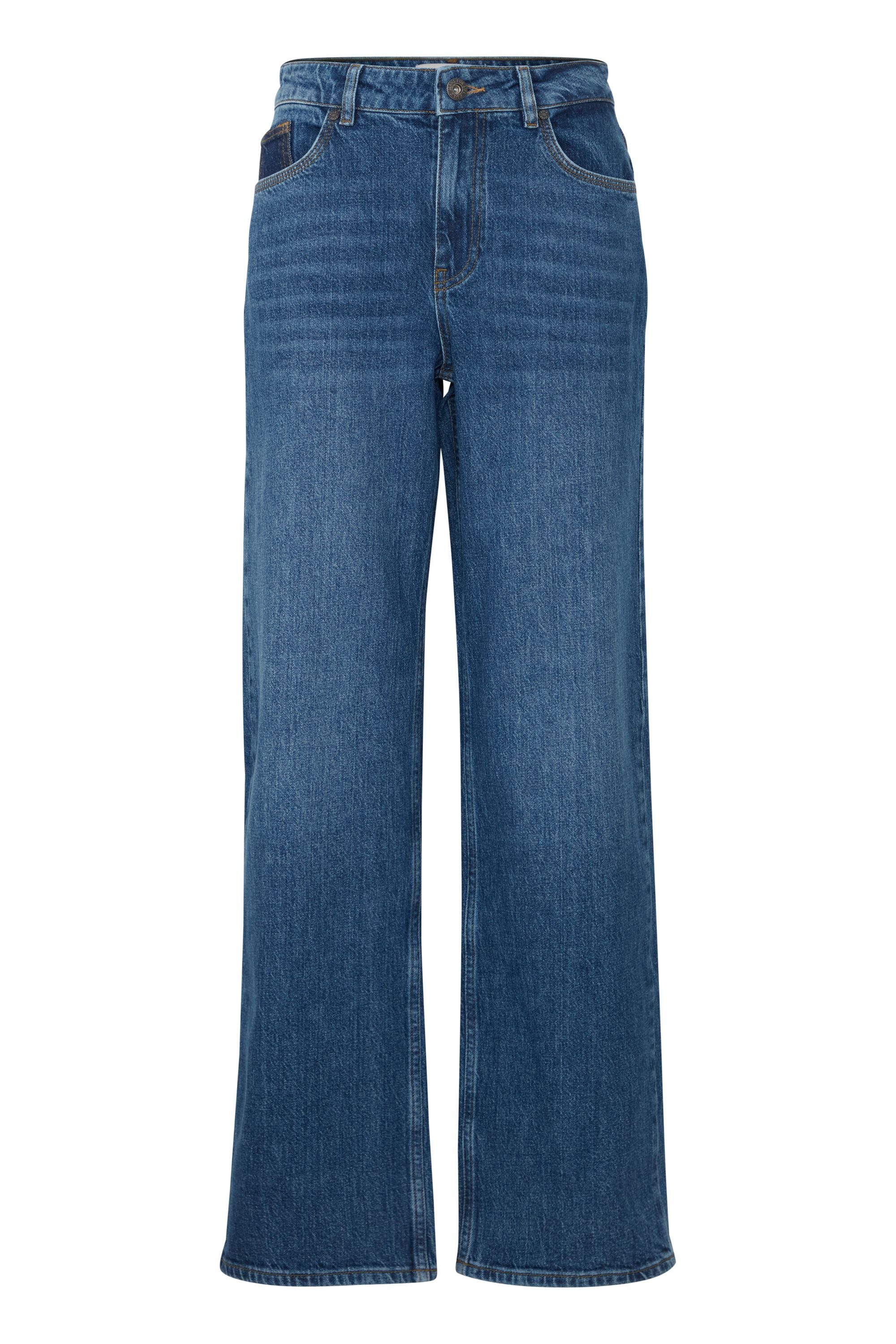 Medium - Pulz HW Jeans denim 5-Pocket-Jeans Leg 50207173 (200005) Wide blue PZVEGA Jeans