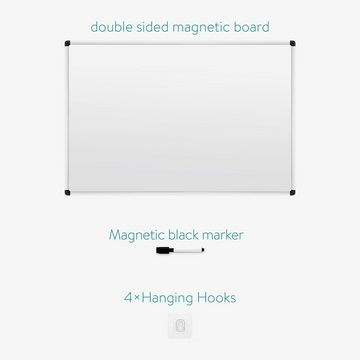 Navaris Memoboard Kombiboard Tafel mit Aluminium Rahmen - Whiteboard/Magnettafel, (1-tlg)