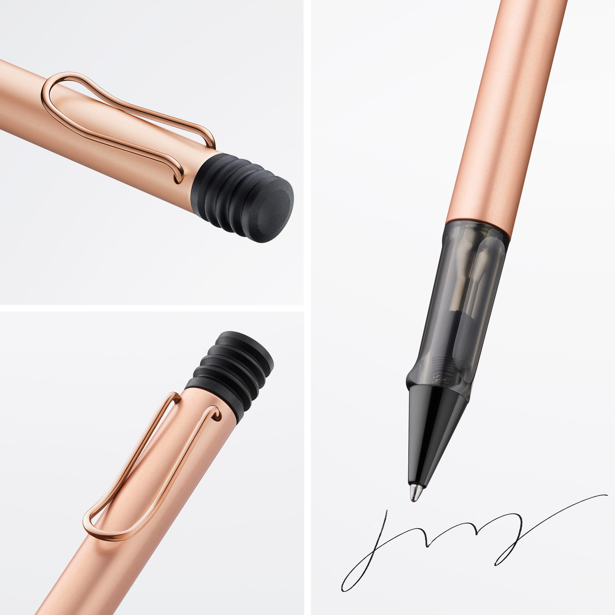 LAMY Kugelschreiber LAMY Lx rosegold Kugelschreiber Griff Alu Gehäuse leicht Großraummine