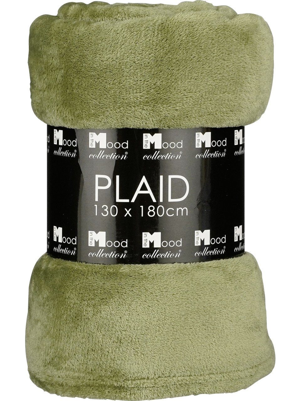 Wolldecke In the Mood Fleecedecke Famke hellgrün Polyester, In the Mood