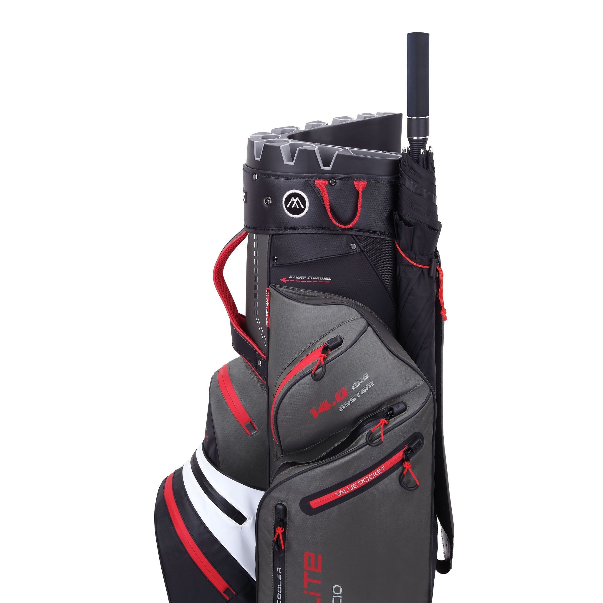 BIG MAX Sporttasche BIG MAX Dri Lite Silencio 2 Cartbag - Wasserabweisende Golftasche