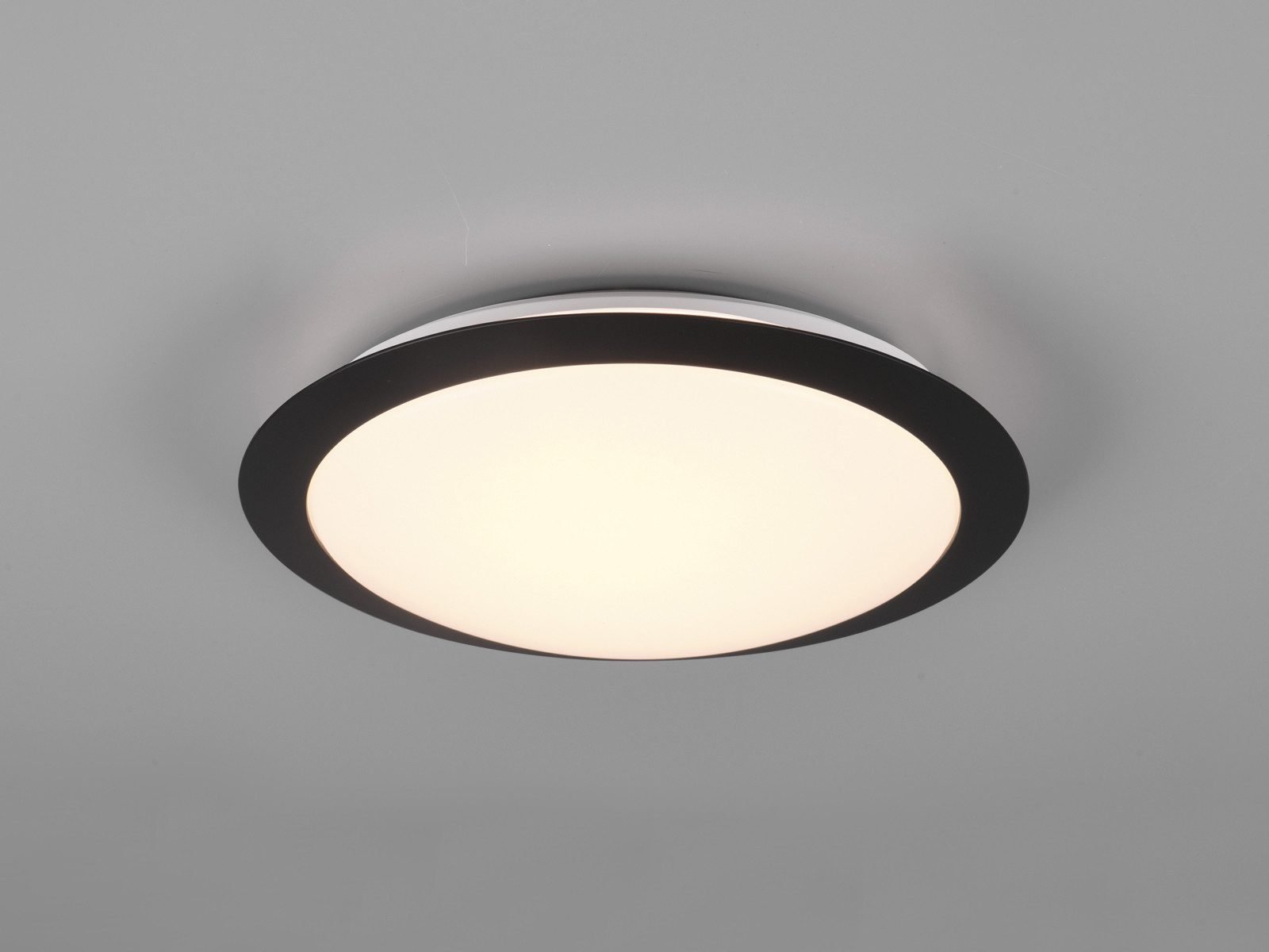 TRIO Leuchten LED Deckenleuchte, LED fest integriert, Warmweiß, Kleine flache Bad-Lampe für Decke, Gäste WC oder Flur Ø 29cm
