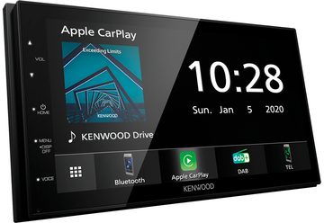 KENWOOD DMX5020DABS 2-DIN Moniceiver DAB+ Android Apple Car Autoradio (Digitalradio (DAB), 45,00 W, Bluetooth, USB, Anschluss Rückfahrkamera, geringe Einbautiefe, 3 PreOut)