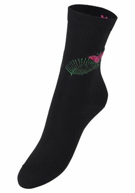 H.I.S Socken (Set, 7-Paar) mit Schmetterlings- und Vogelmotiven