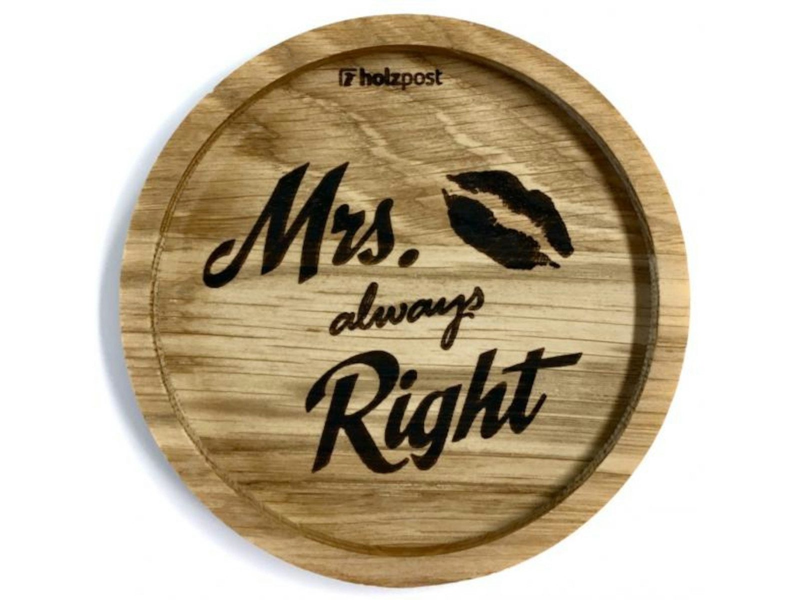 holzpost GmbH Platzset Подставки Mrs Always Eiche 11,2cm