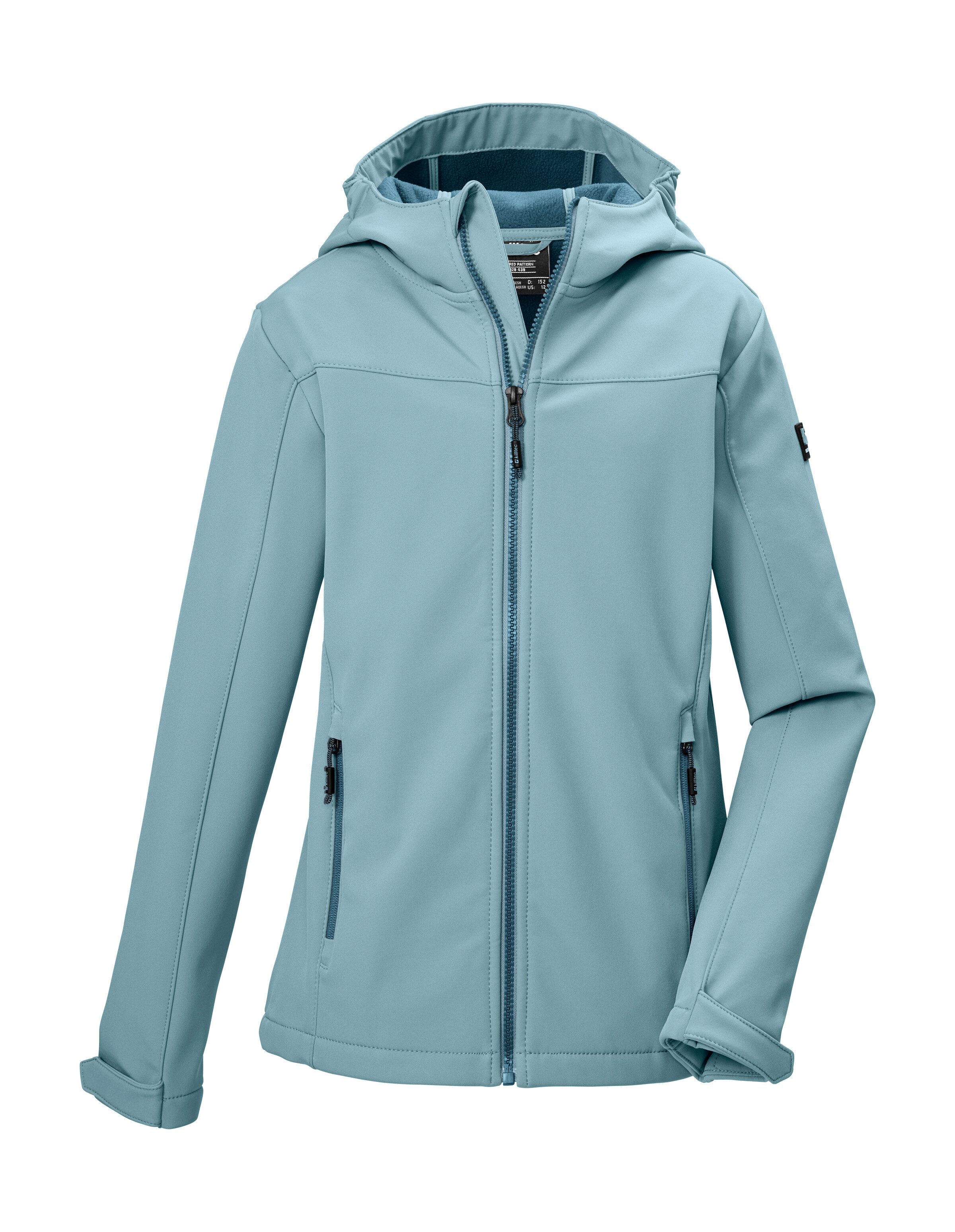 Killtec Softshelljacke KOS 483 GRLS SFTSHLL JCKT Winddichte Mädchen Softshelljacke, 10.000 mm wasserabweisend