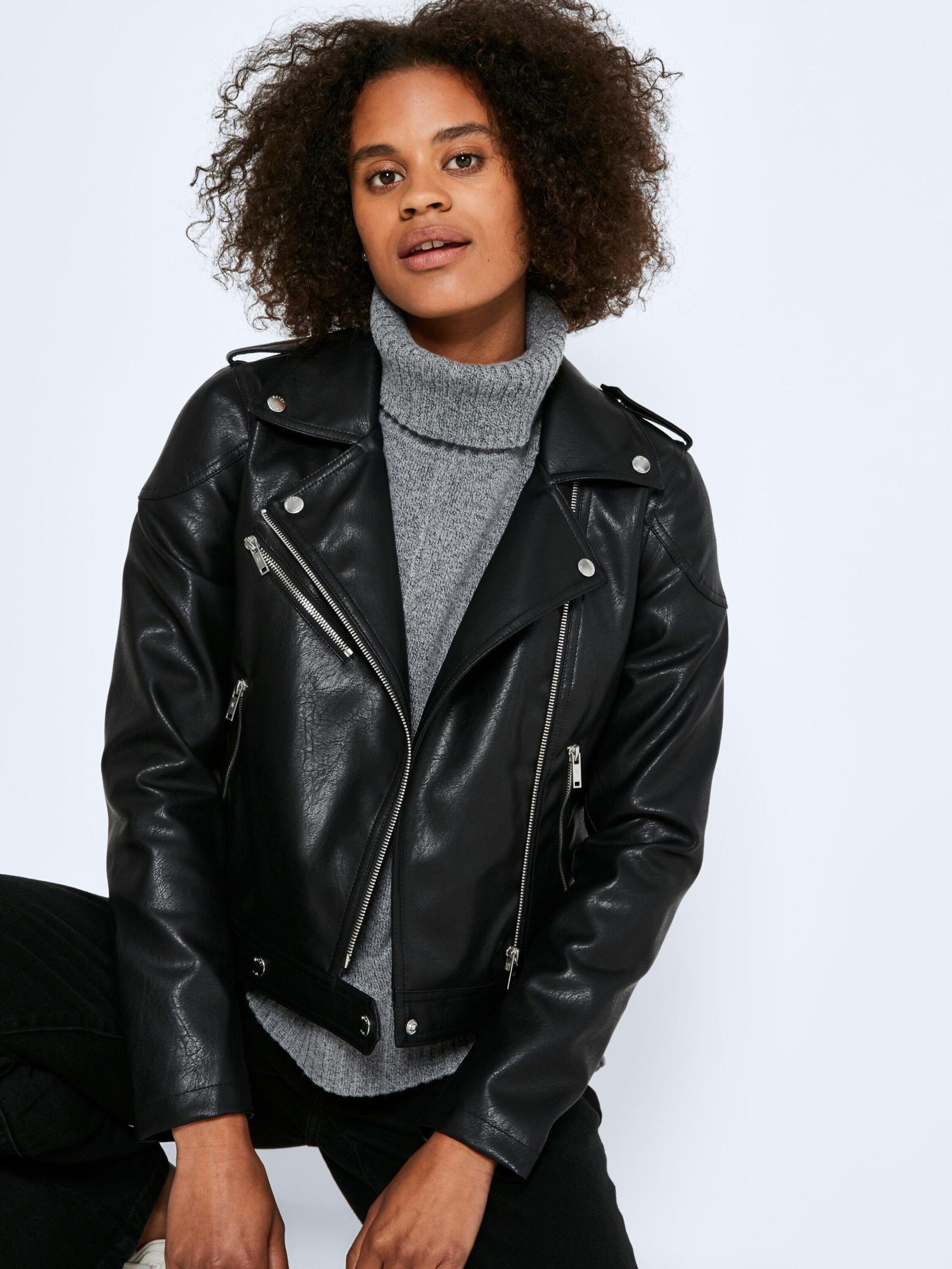 Noisy may Lederjacke (1-St)