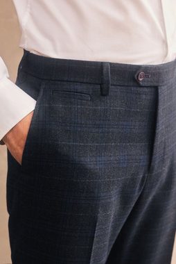 Next Anzughose Karierter Anzug mit Besatz: Skinny-Fit-Hose (1-tlg)