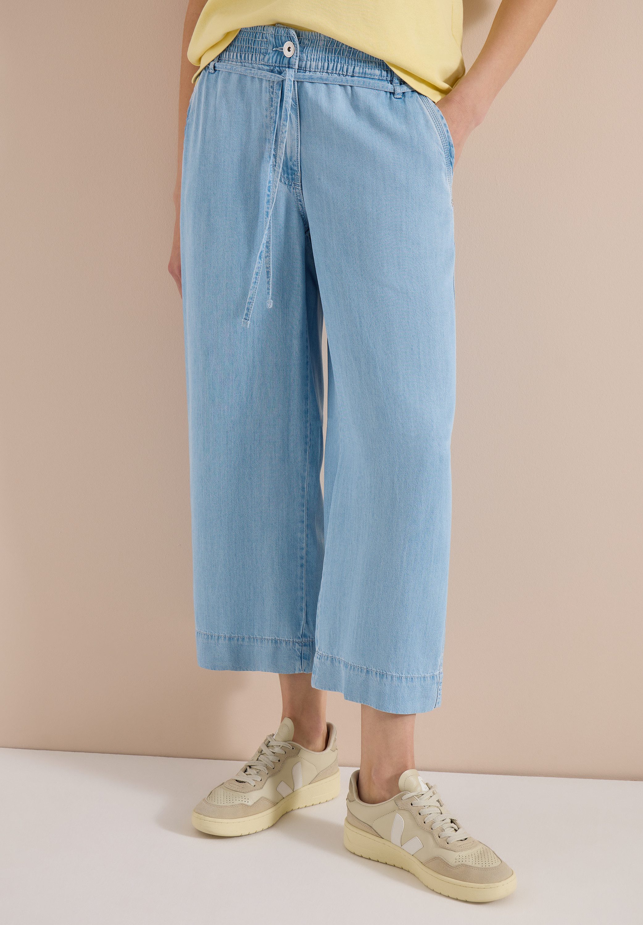 CECIL Stoffhose High Waist