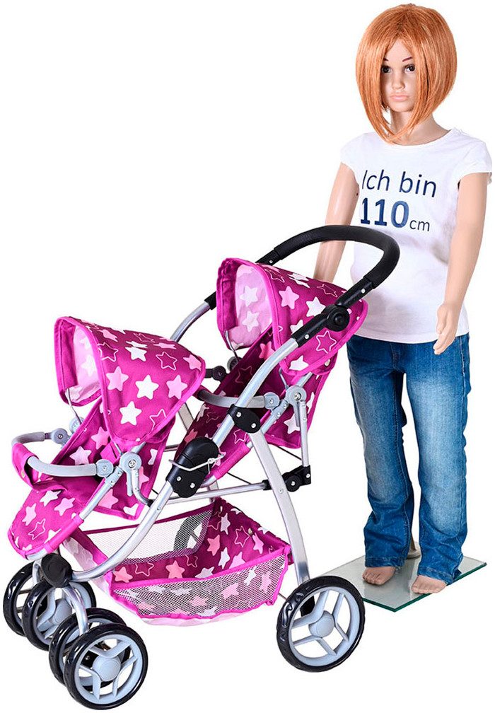 Knorrtoys® Puppen-Zwillingsbuggy Milo günstig online kaufen