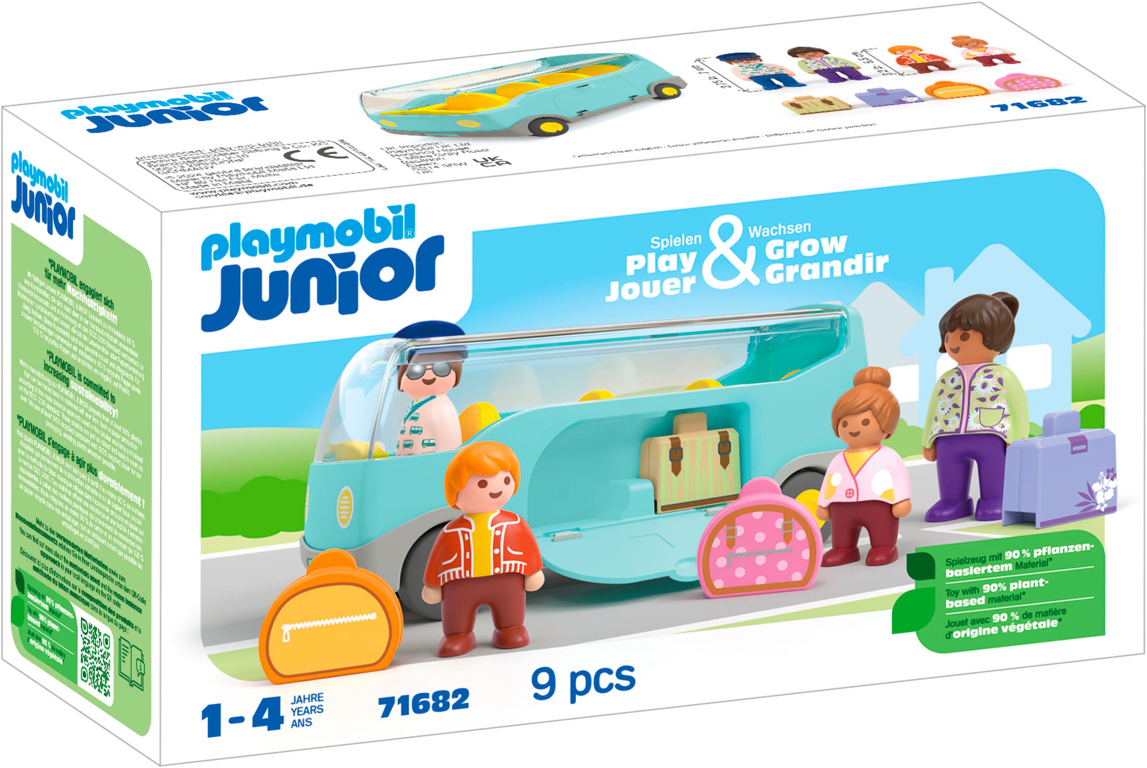 Playmobil® Reisebus (71682), JUNIOR Konstruktions-Spielset, (9 St), Made in günstig online kaufen