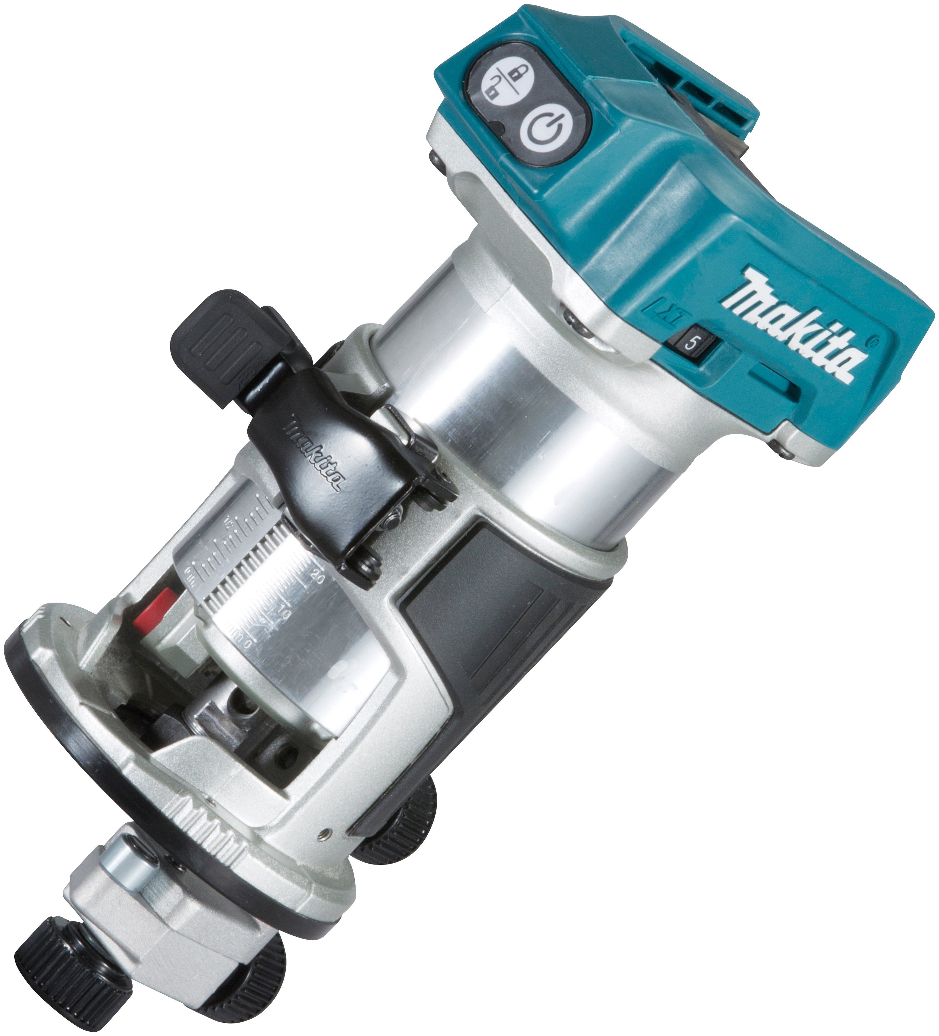 Makita Akku-Multifunktionsfräse DRT50Z, ohne Akku und Ladegerät