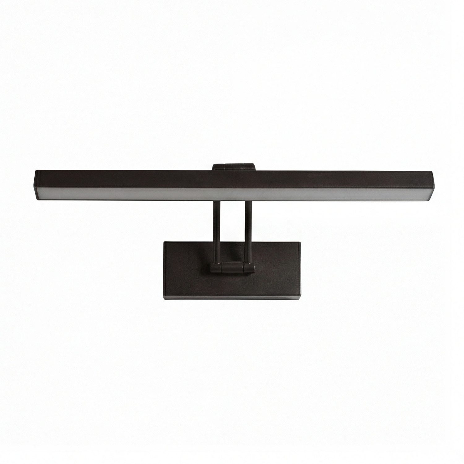 Licht-Erlebnisse Bilderleuchte DAMIAN, LED, Warmweiß, Schwarz Aluminium schwenkbar 3000 K 40,5 cm Bilderleuchte Flur
