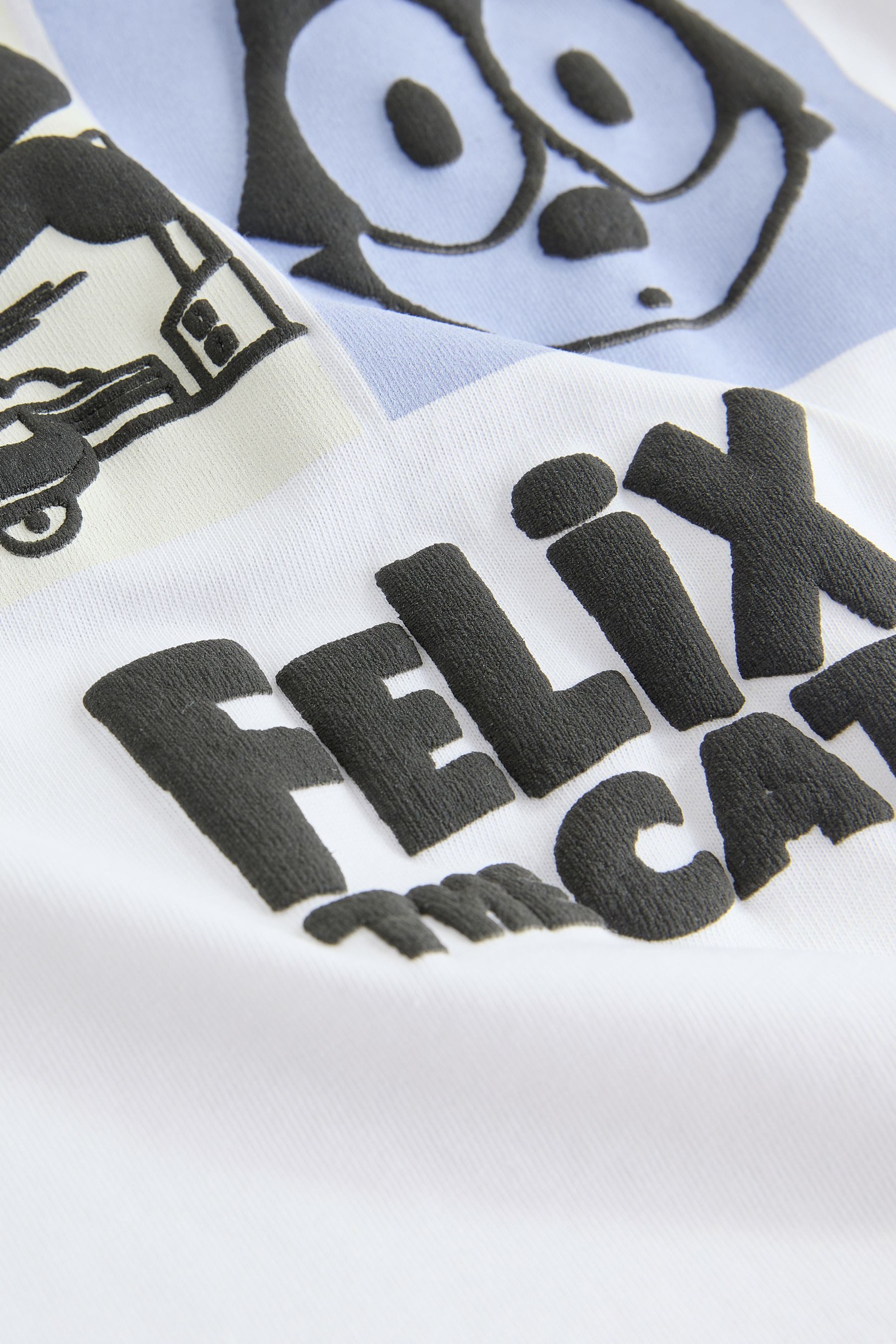 Next T-Shirt Kurzarm-T-Shirt, Felix Cat (1-tlg)