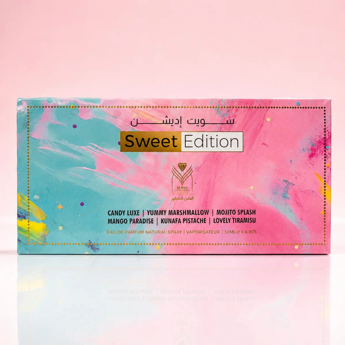 Almas Perfumes Duft-Set Sweet Edition – Kollektion aus 6 Gourmand-Parfums je 30 ml, 6-tlg.