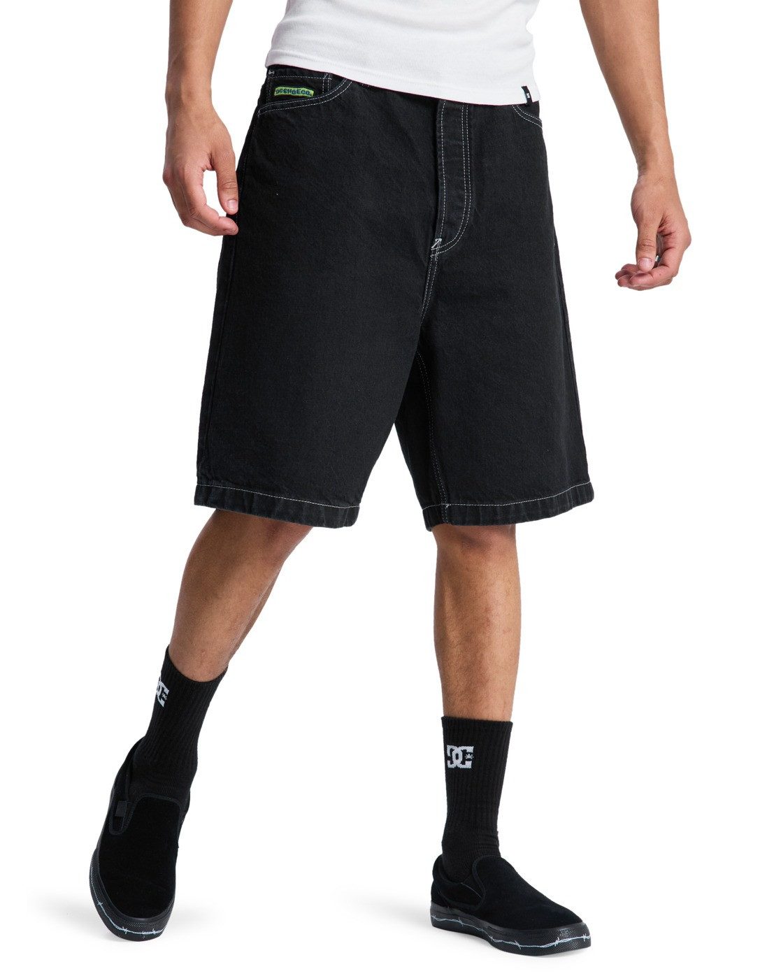 Jeansbermudas Baggy