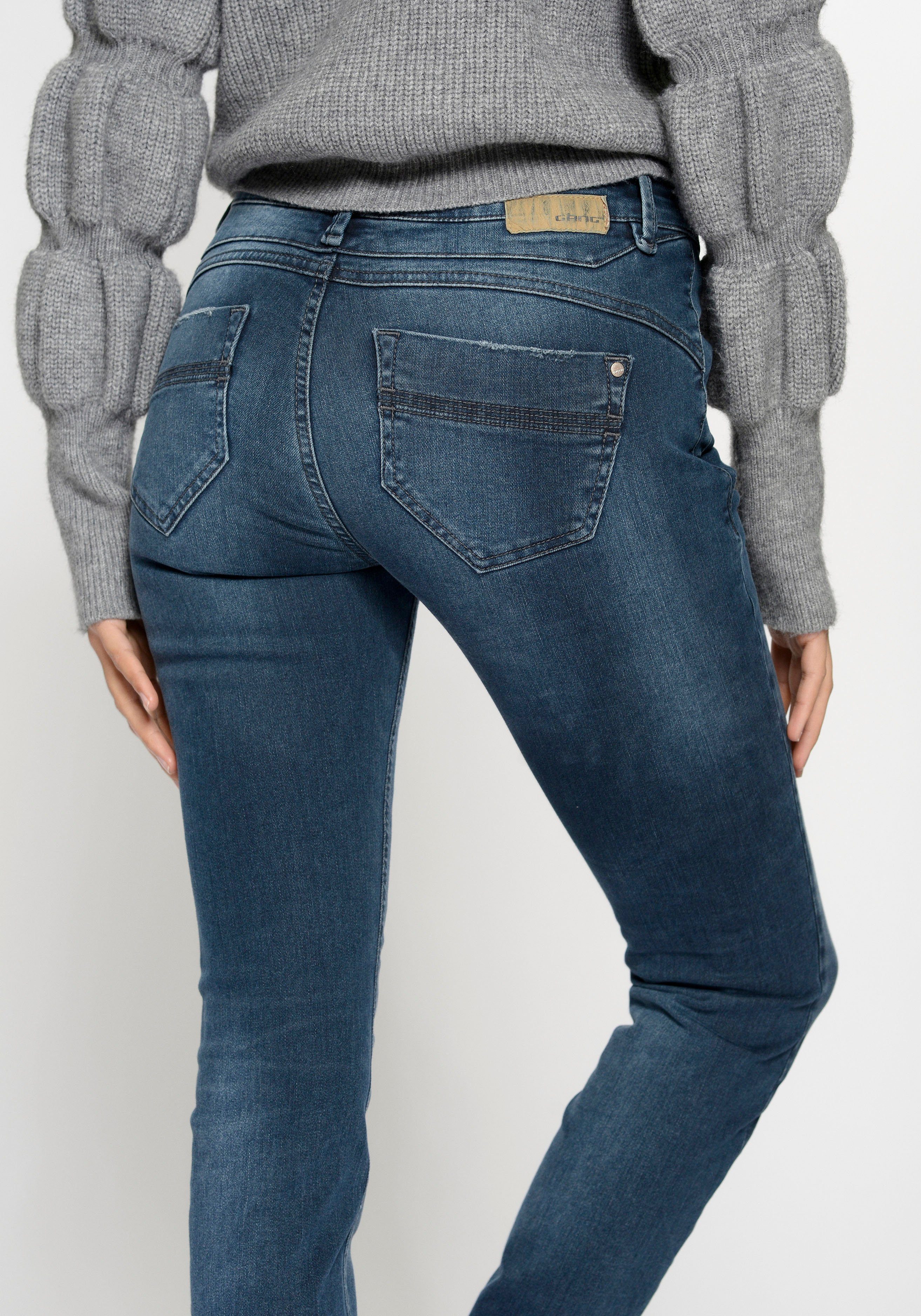 GANG Skinny-fit-Jeans striking Nele 94 smooth