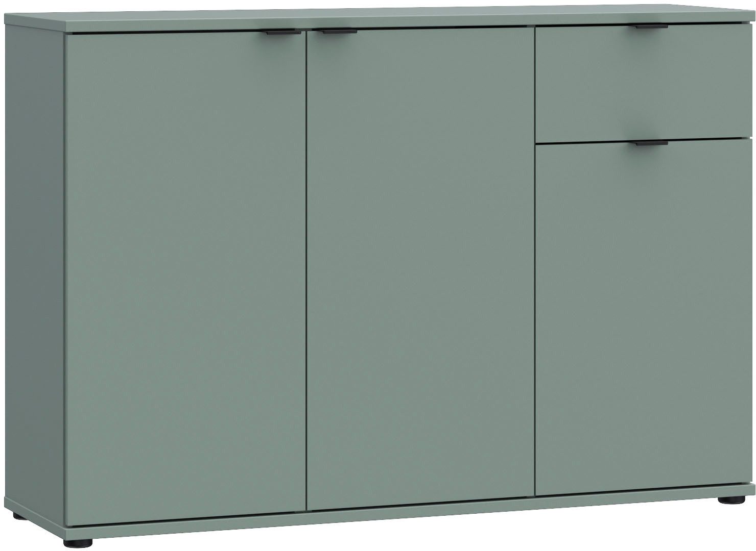 FORTE Sideboard Ganymede, Sideboard, Stauraum, Schublade, Metallgriffe, 4 Dekore, Breite 119,8cm