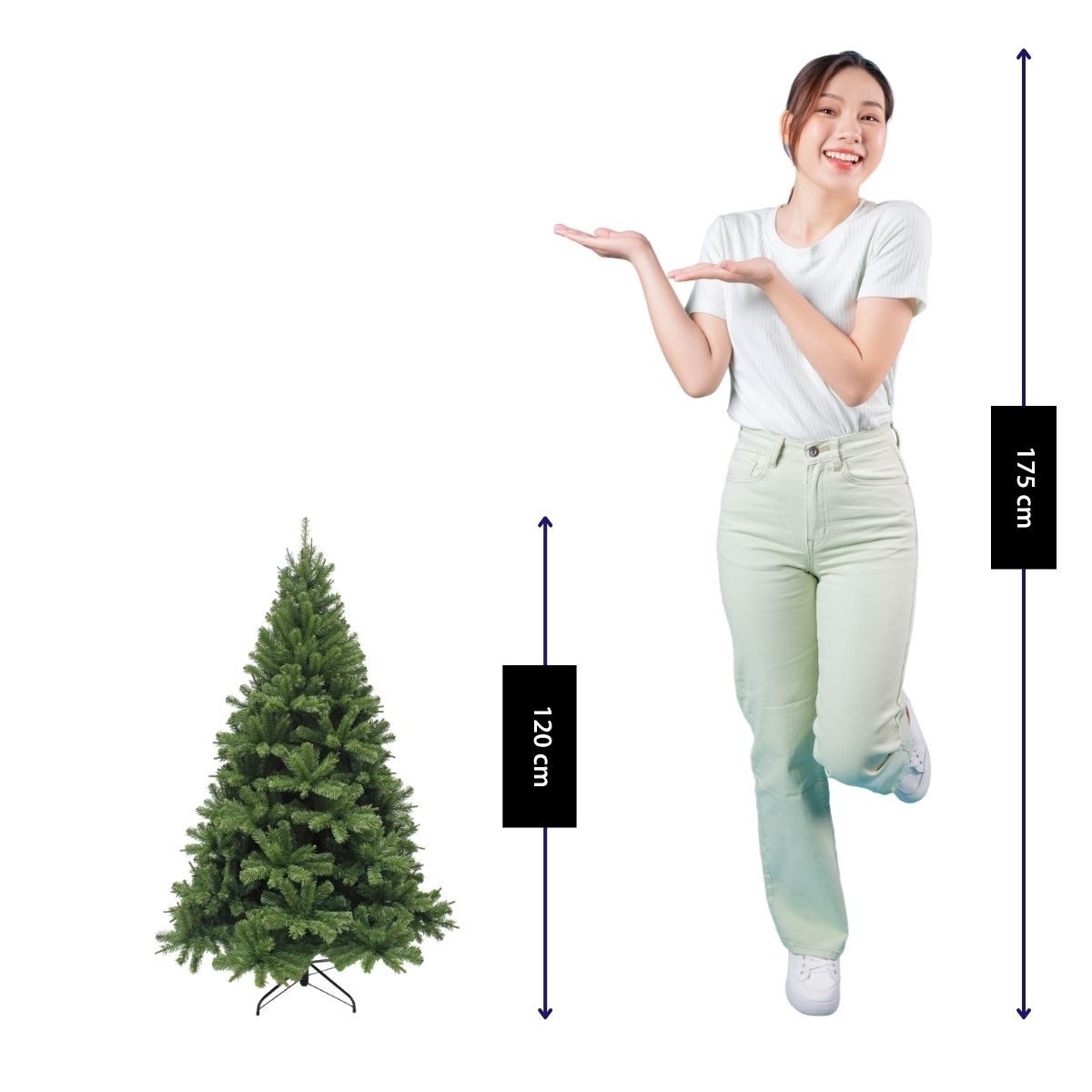Triumph Tree Künstlicher Weihnachtsbaum Triumph Tree Forrester Weihnachtsbaum gruen TIPS 232 - h120xd81cm