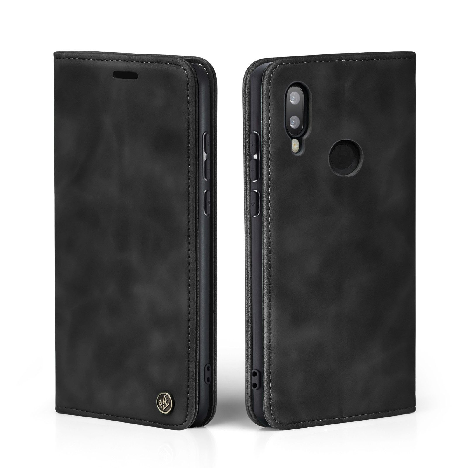 Tec-Expert Handyhülle Tasche Hülle für Huawei P20 Lite 5.84 Zoll, 5.84, Cover Klapphülle Case mit Kartenfach Fliphülle aufstellbar