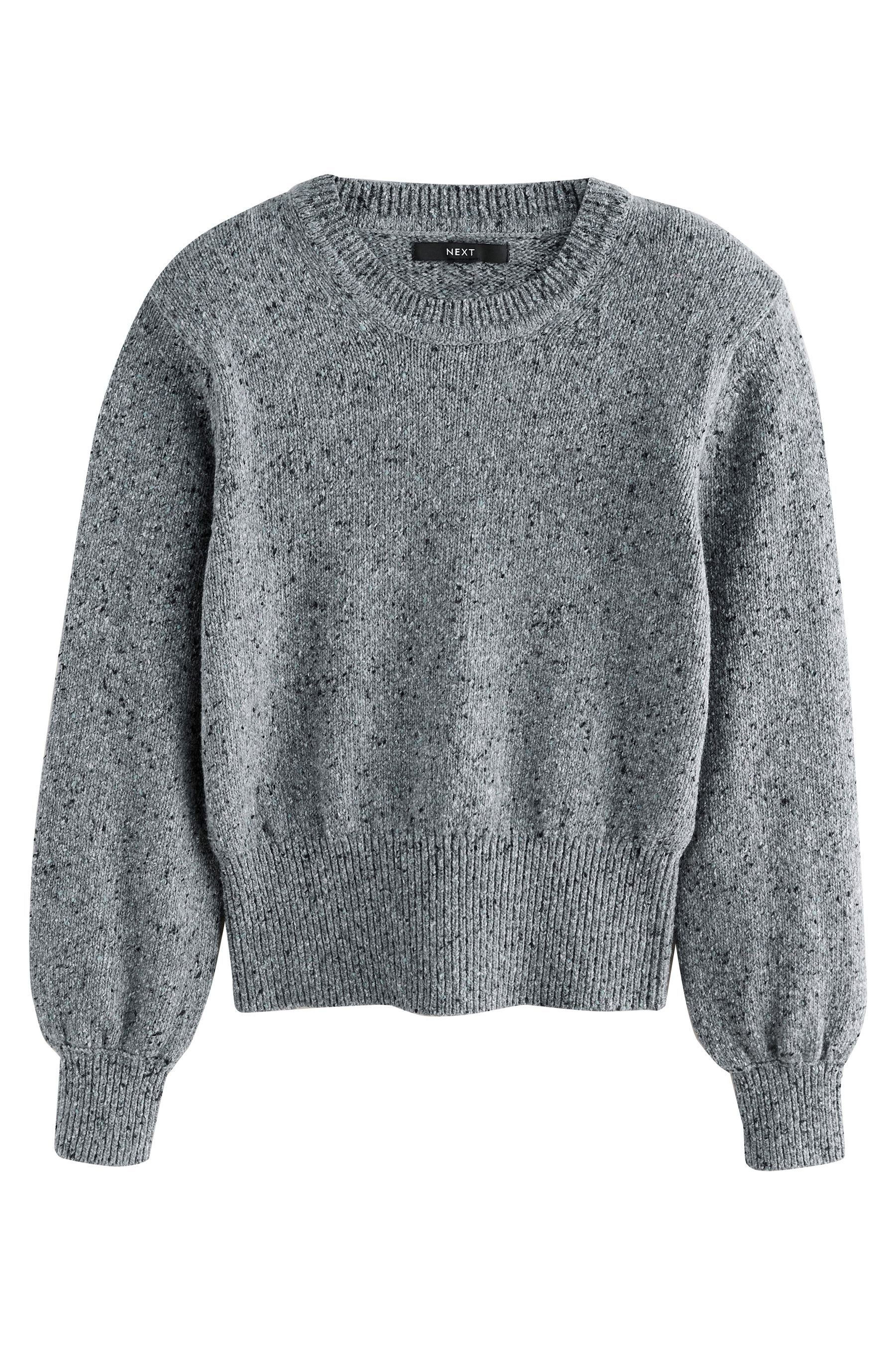 Next Strickpullover Taillierter Pullover mit Schulterpolstern (1-tlg) günstig online kaufen