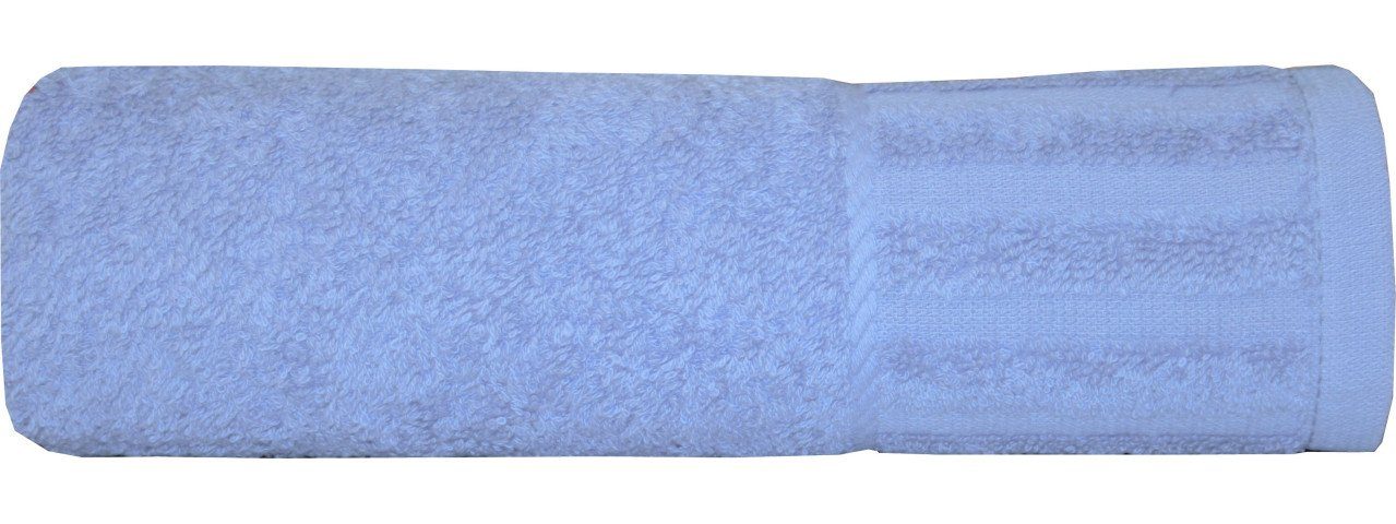 Seestern Handtücher Handtuch uni 100 cm x 50 mittelblau