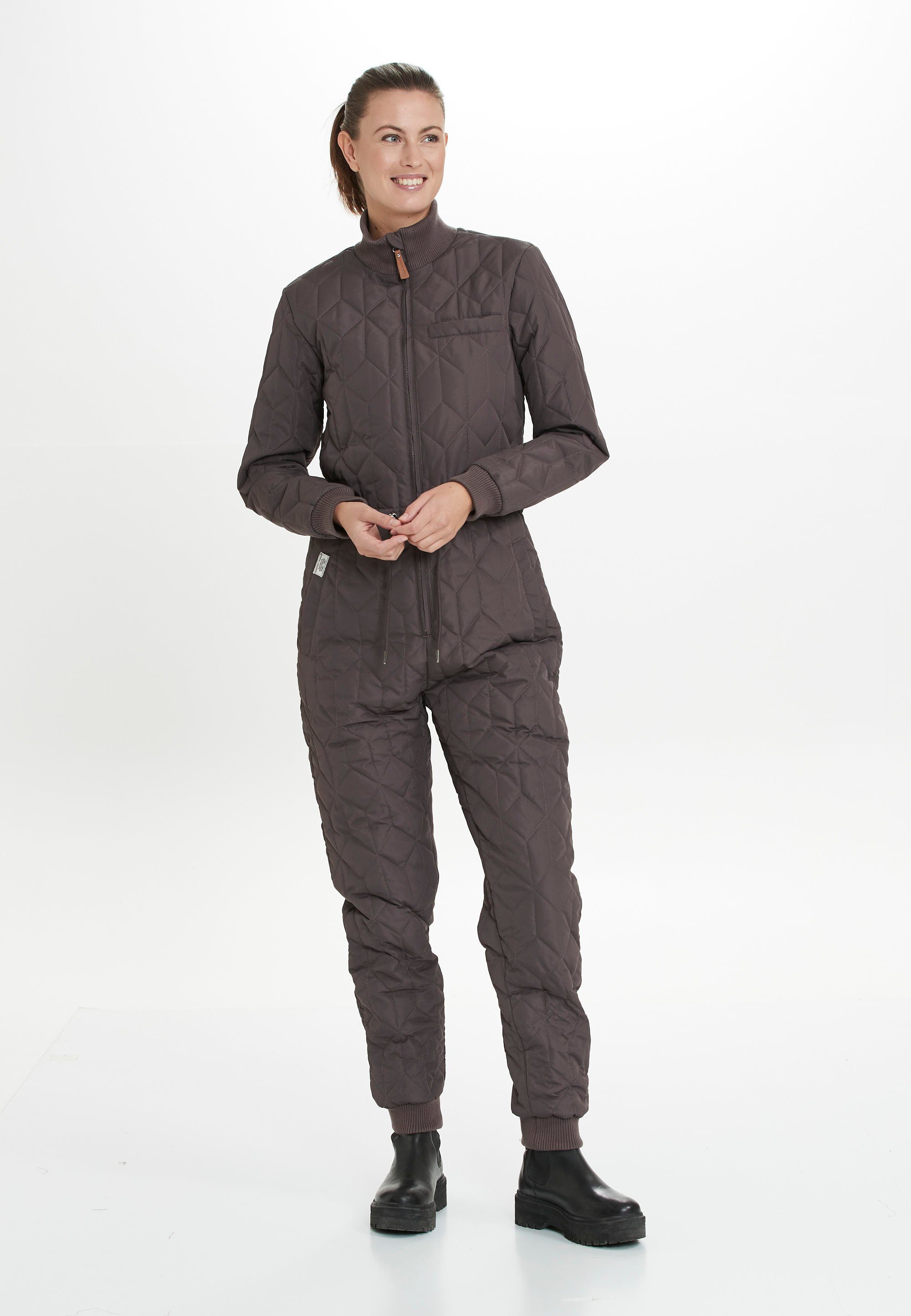 Vidda wind- und Aus WEATHER Jumpsuit Polyester im Stepp-Design, hochwertigem modischen REPORT wasserdicht