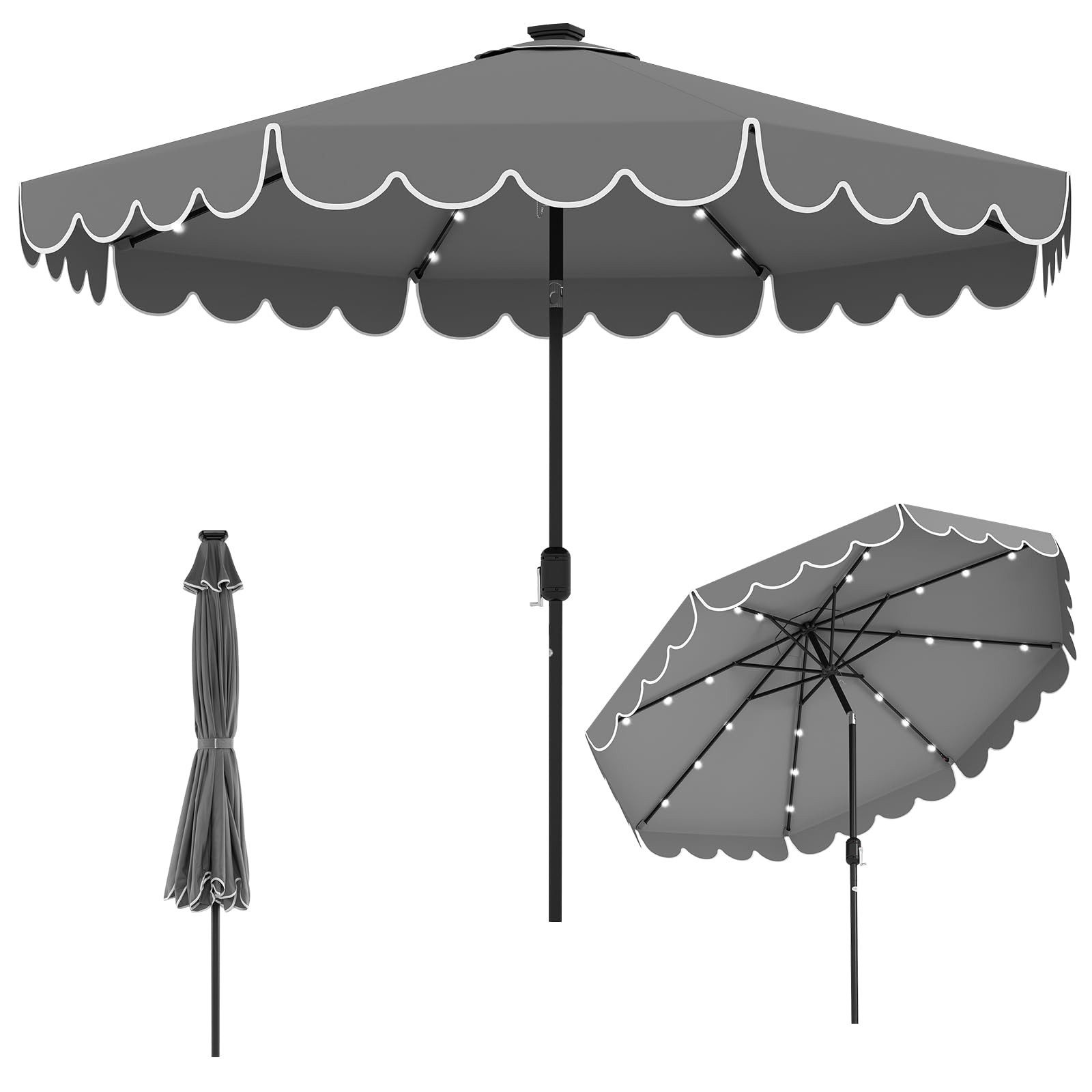 COSTWAY Sonnenschirm, LxB: 3x3 cm, mit günstig online kaufen