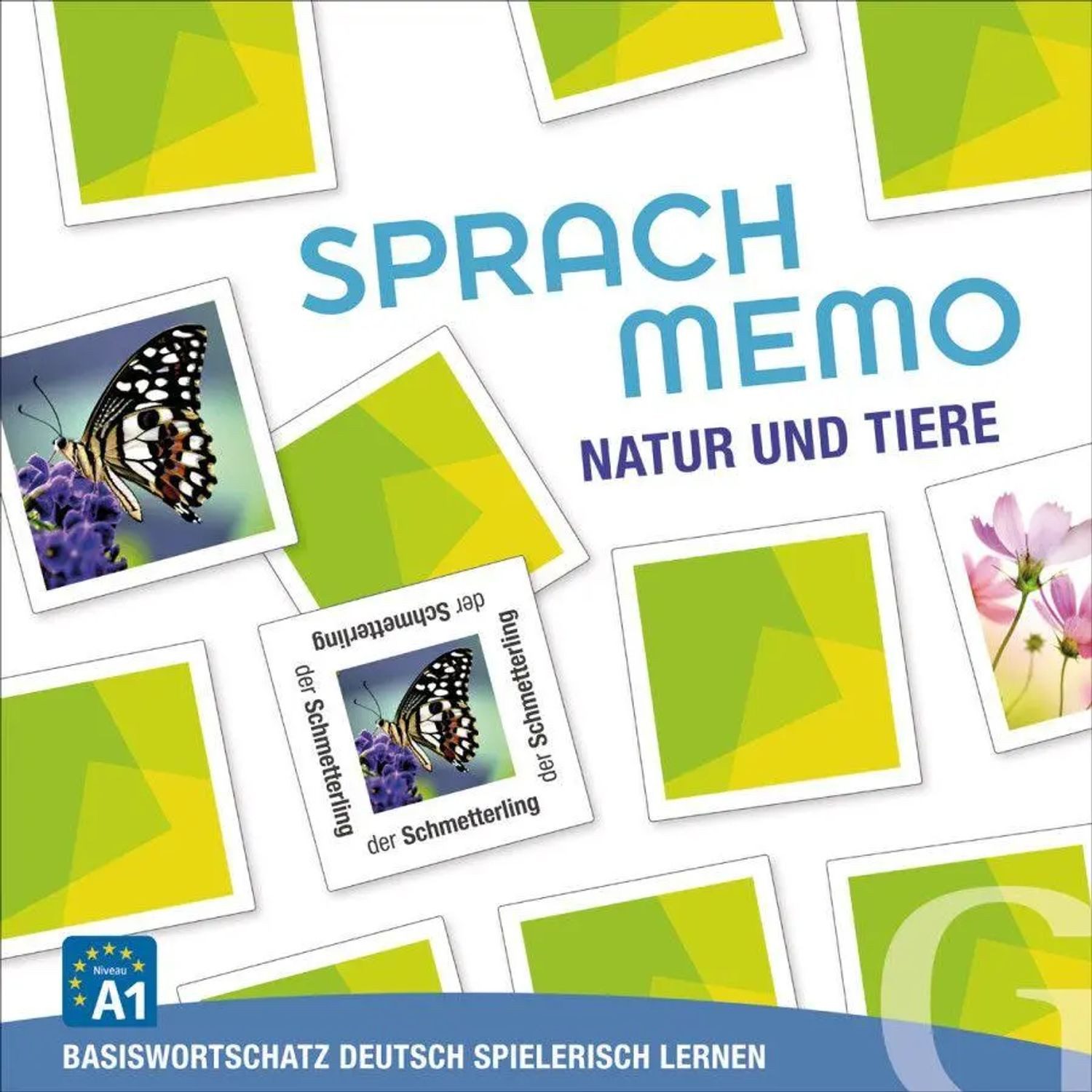Hueber Verlag Spiel SPRACHMEMO Natur und Tiere
